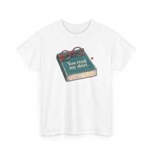 Quiet Read T-Shirt — Weiß