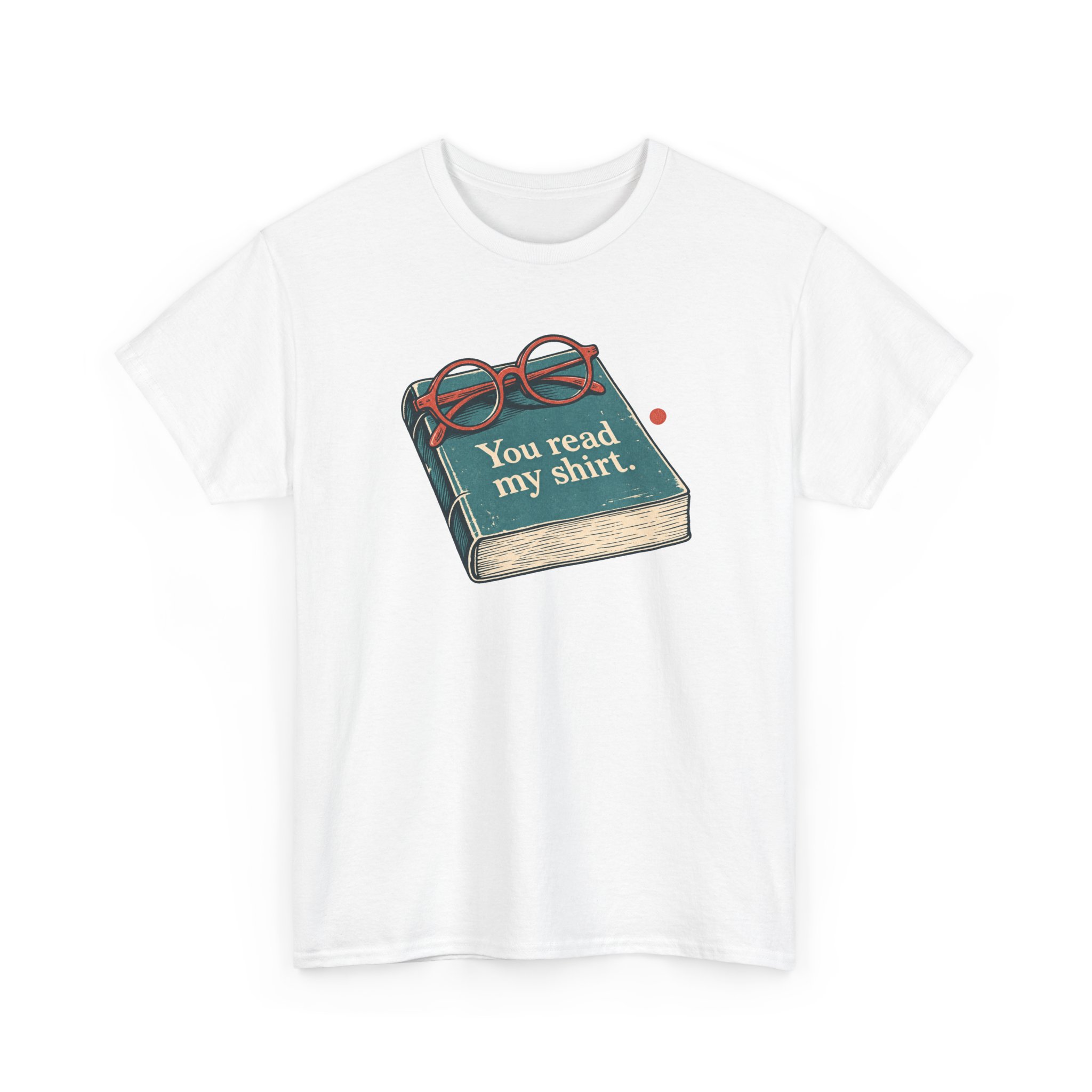 Quiet Read T-Shirt — White