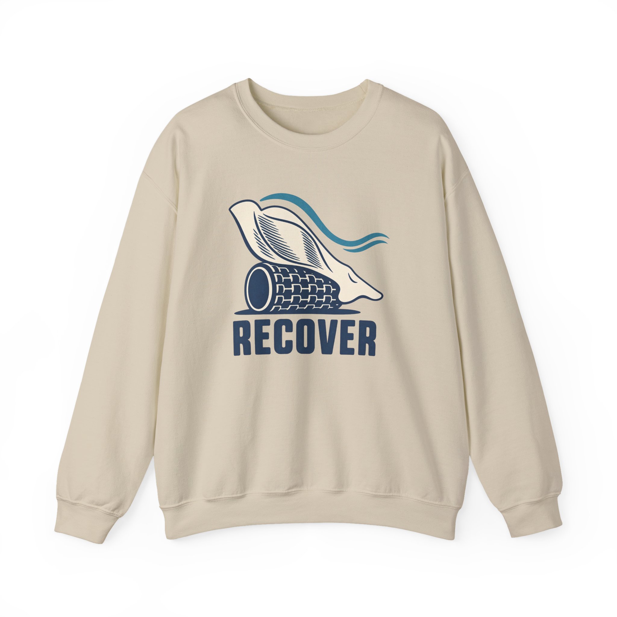 Foam-Roll Ritual Sweatshirt — White – Image 4