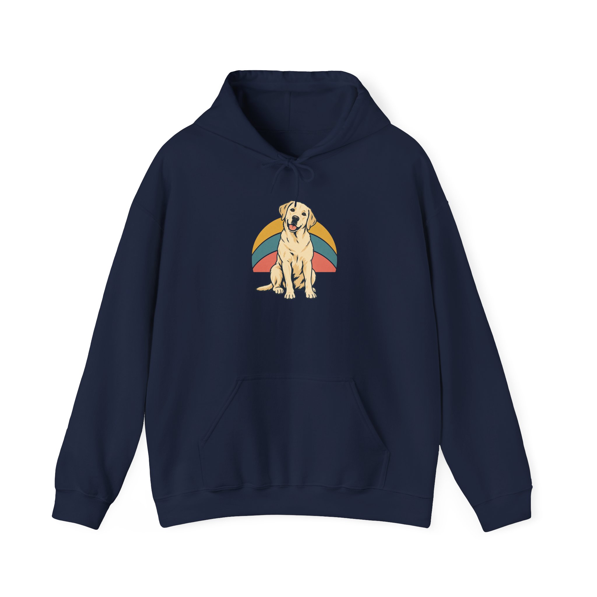 Retro Breed Halo Hoodie — Black – Bild 3