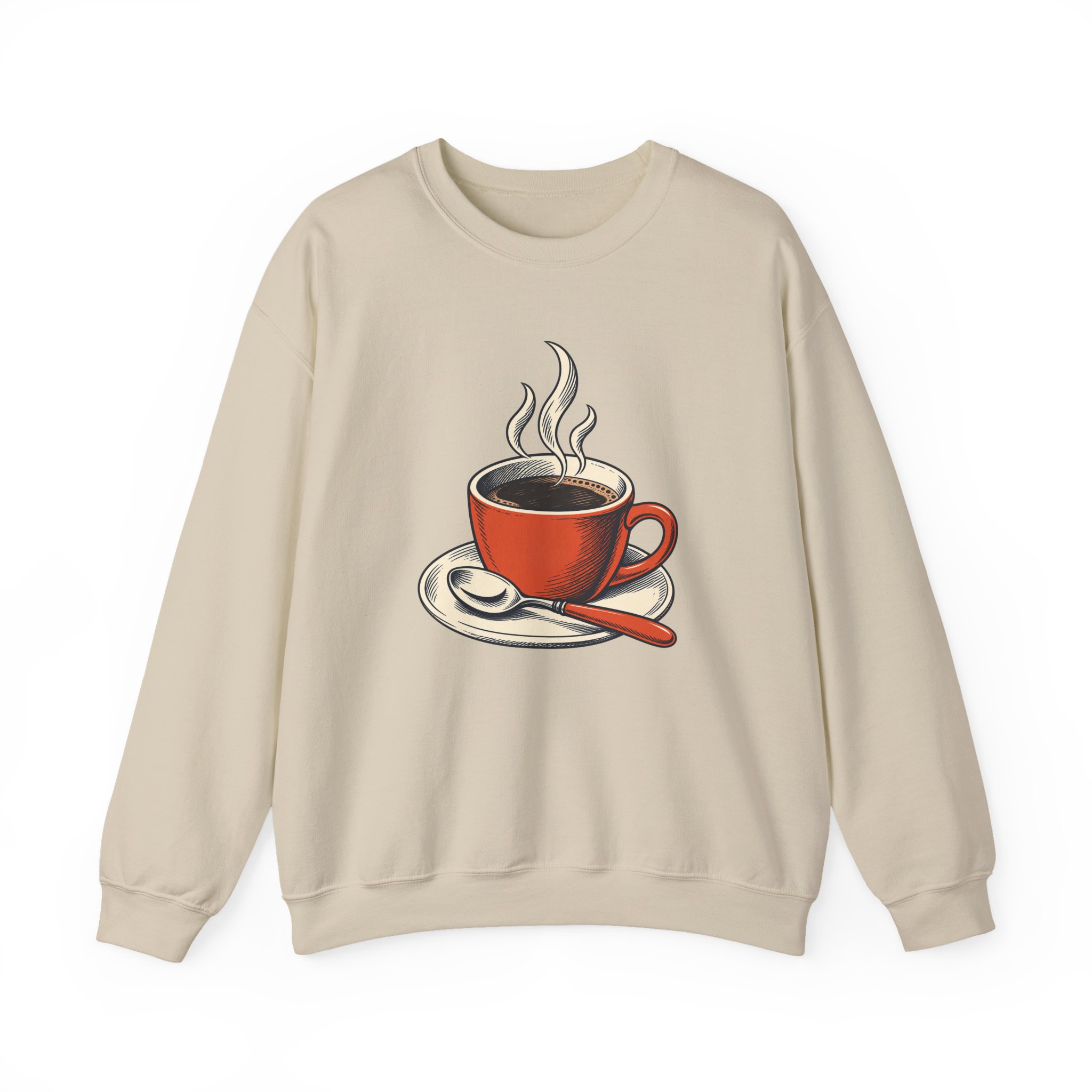 Snooze Spoon Sweatshirt — White - Image 4