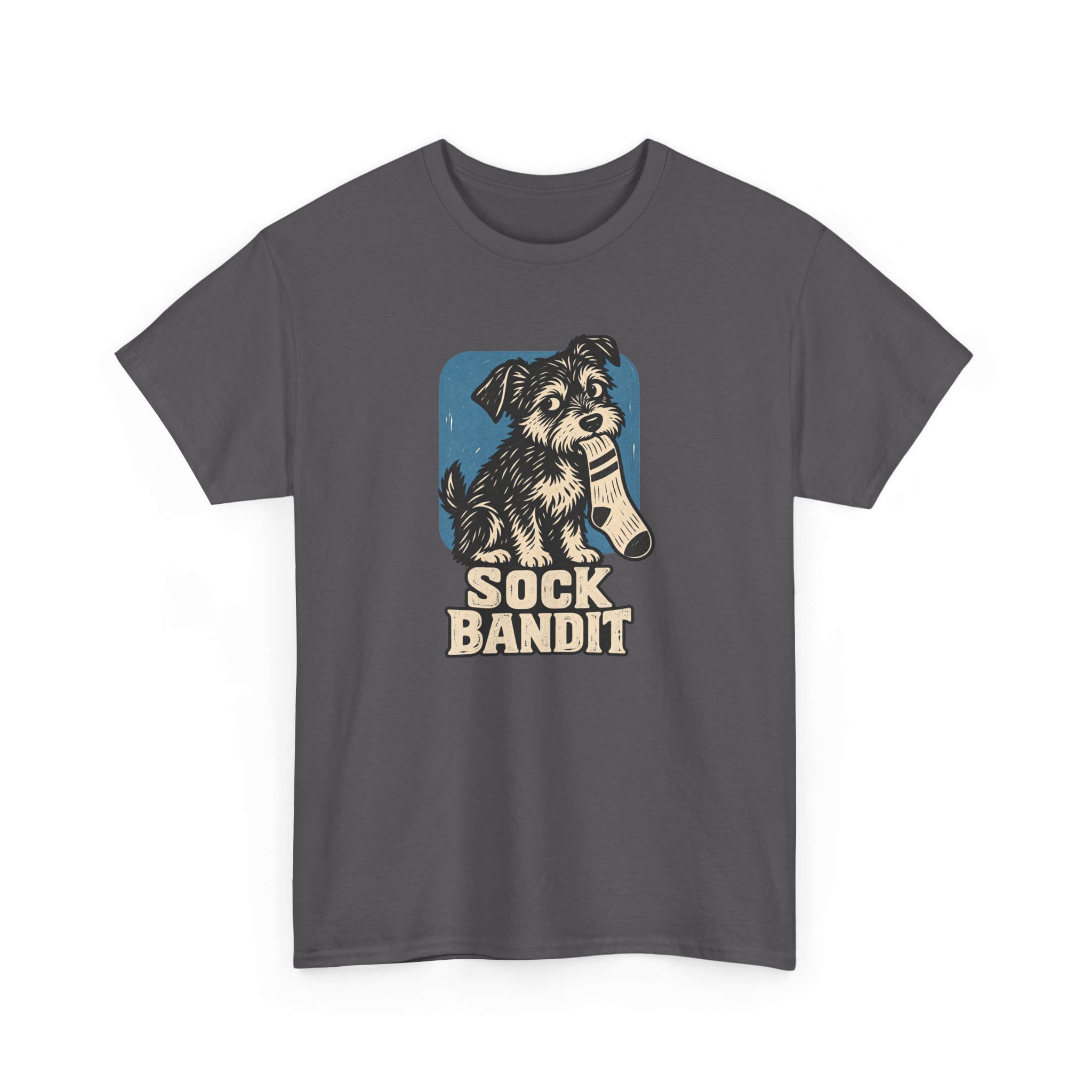 Sock Bandit T-Shirt — Black – Bild 2