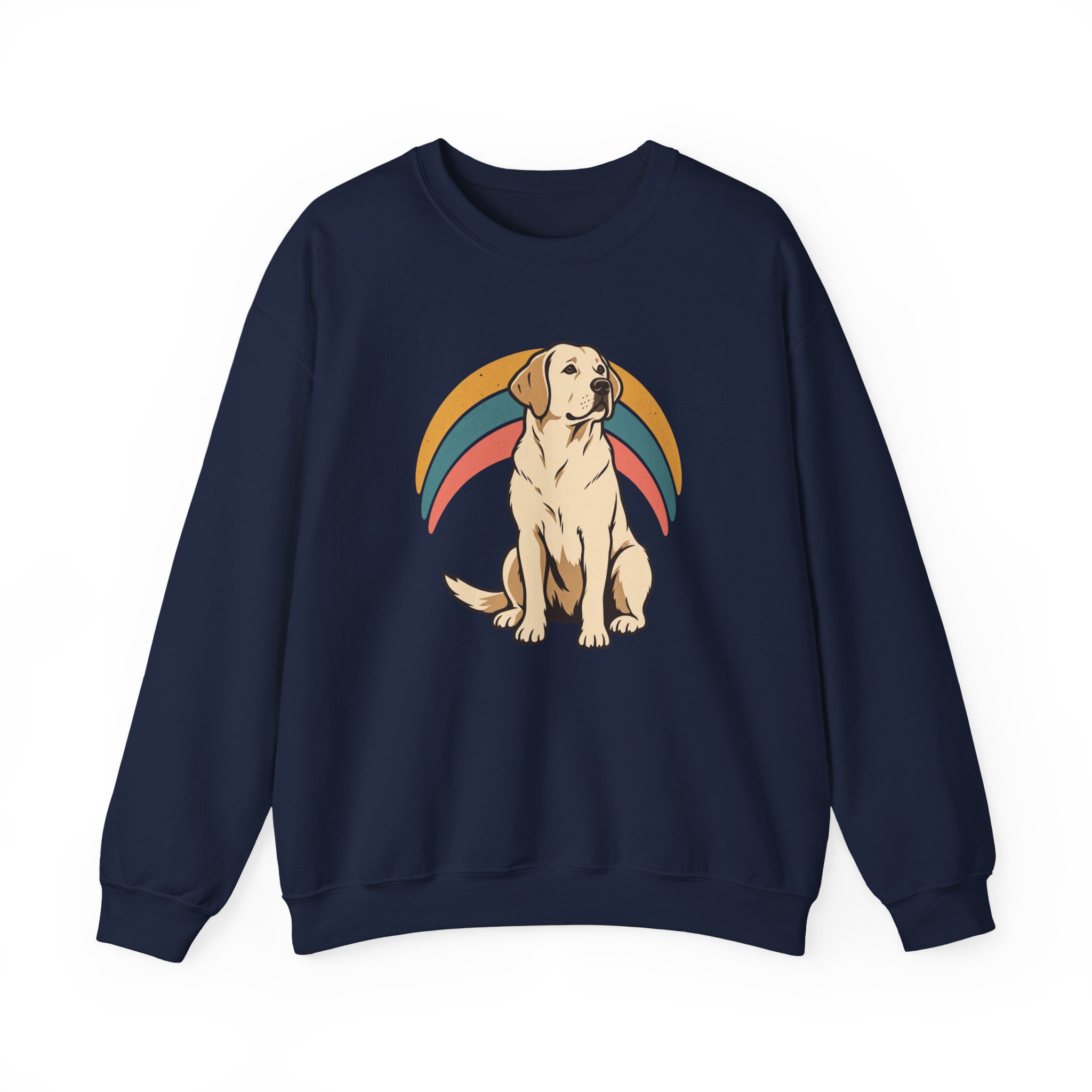 Retro Pup Halo Sweatshirt — Black – Bild 3