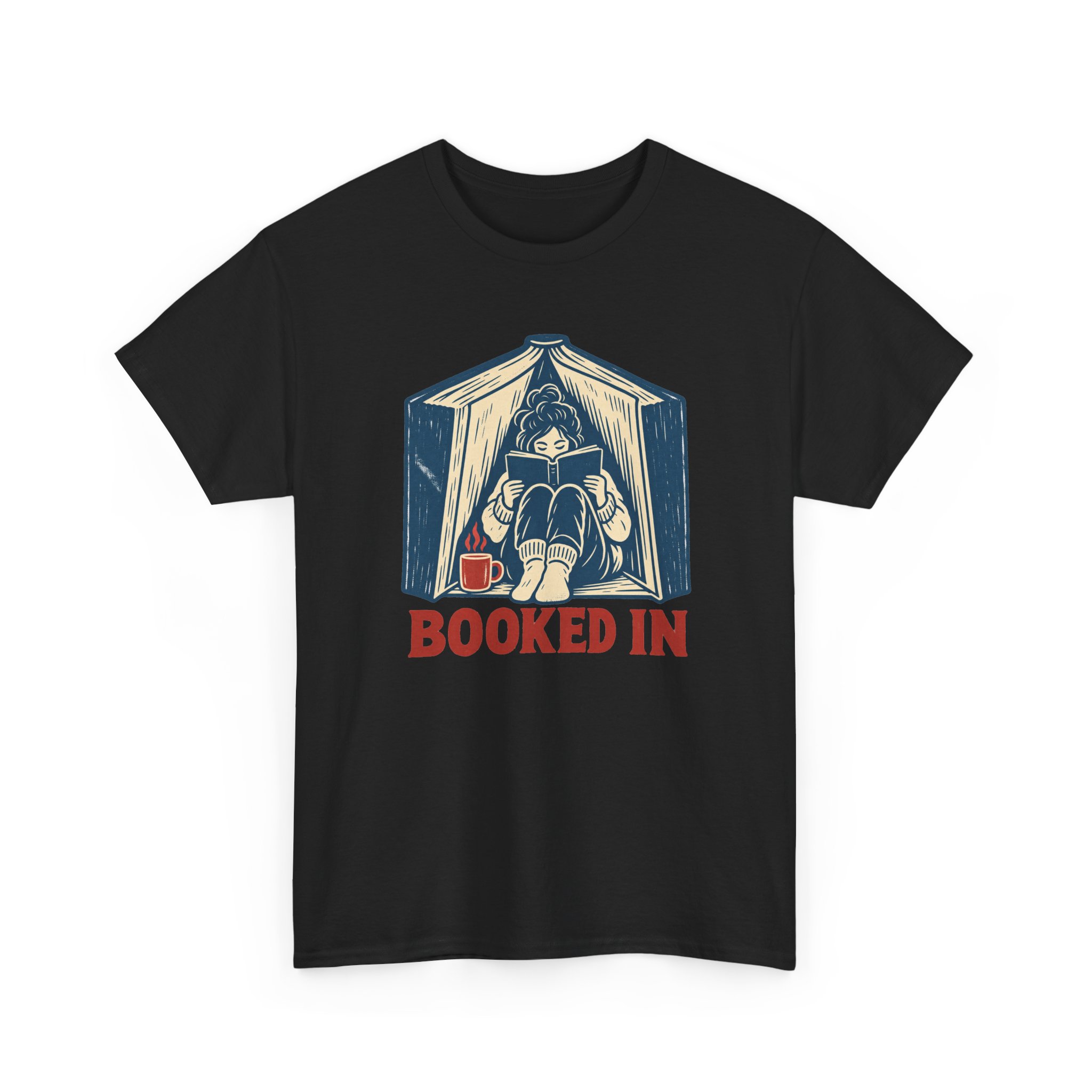 Booked In T-Shirt — Black