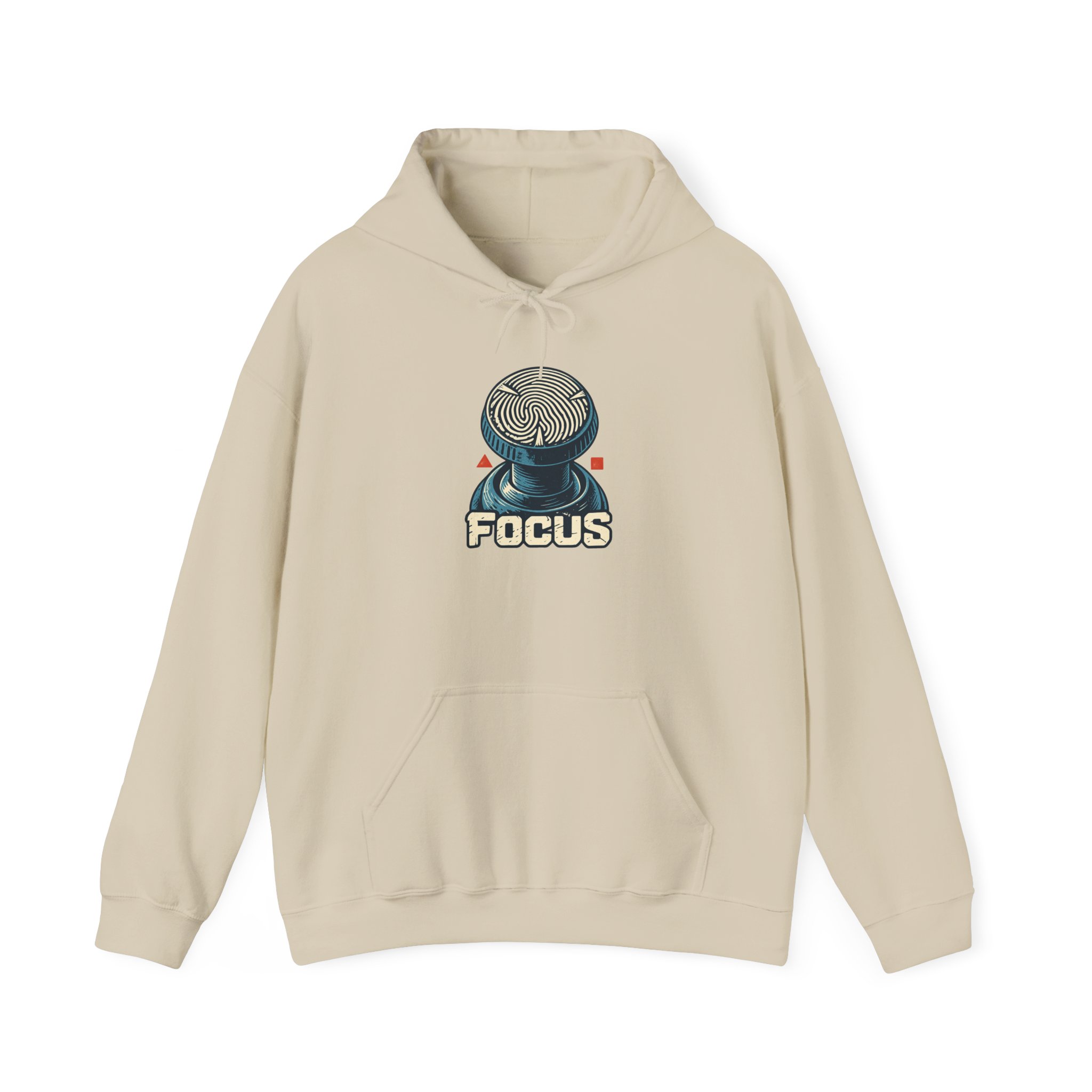 Analog Thumbprint Hoodie — White - Image 4