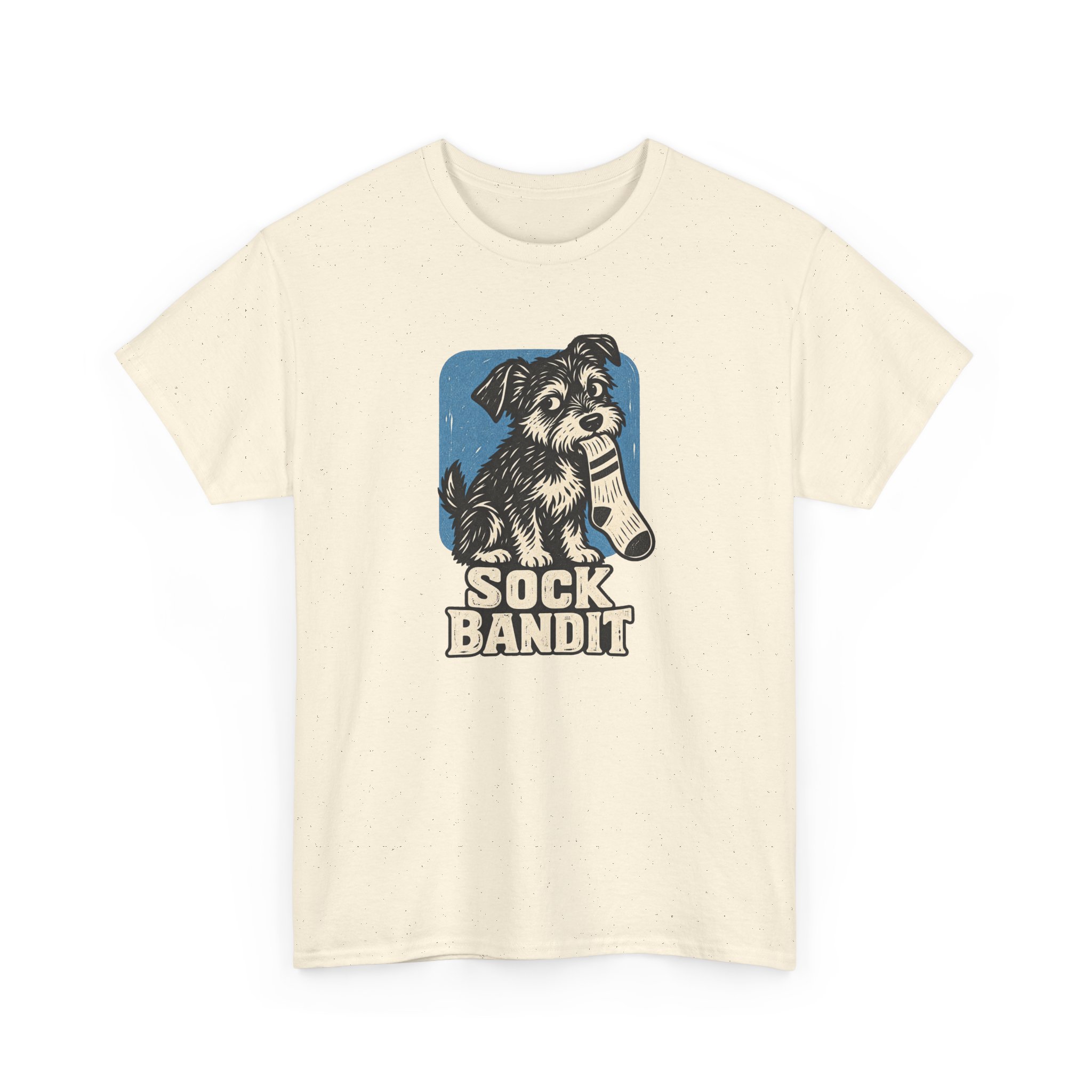 Sock Bandit T-Shirt — White – Bild 3