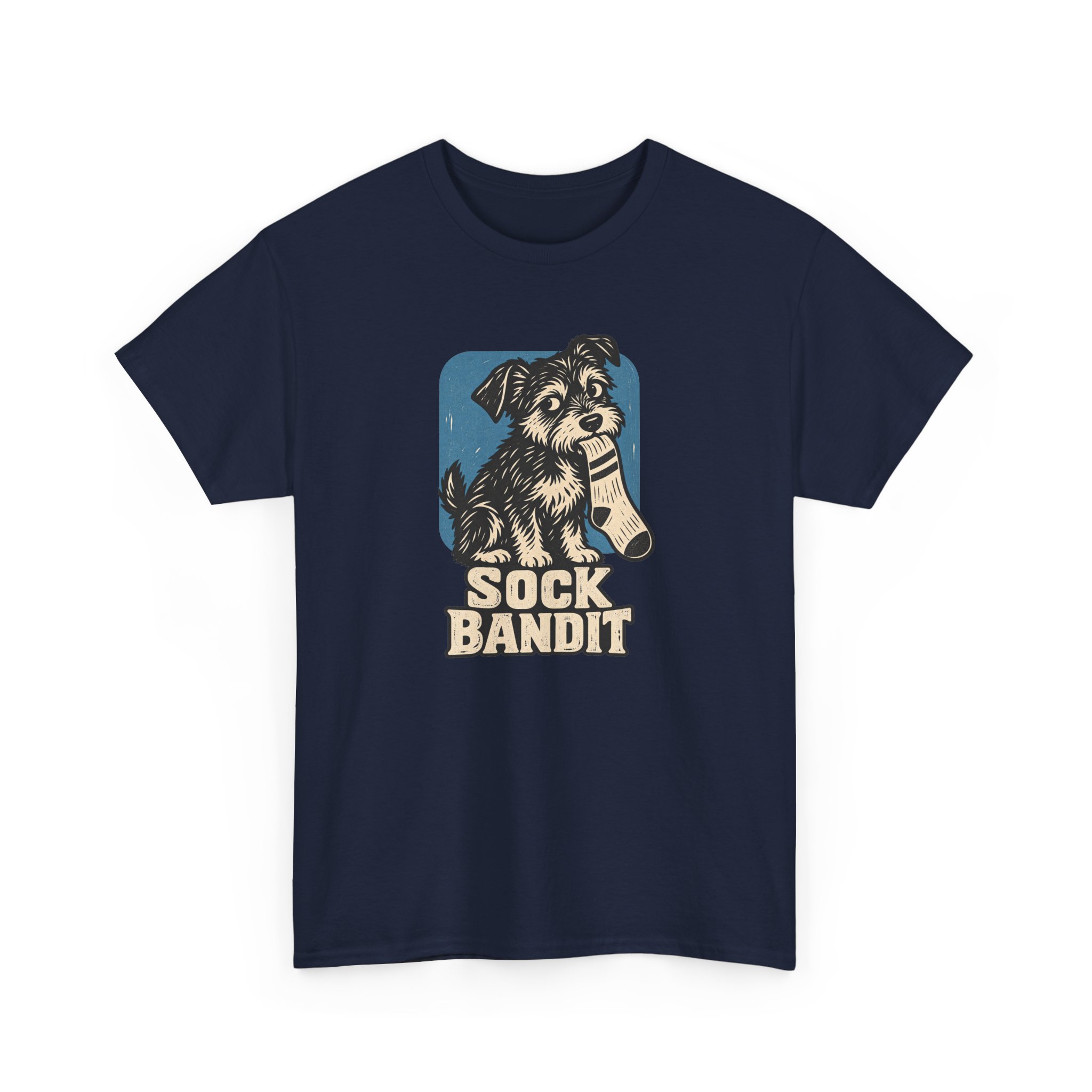 Sock Bandit T-Shirt — Black – Bild 3