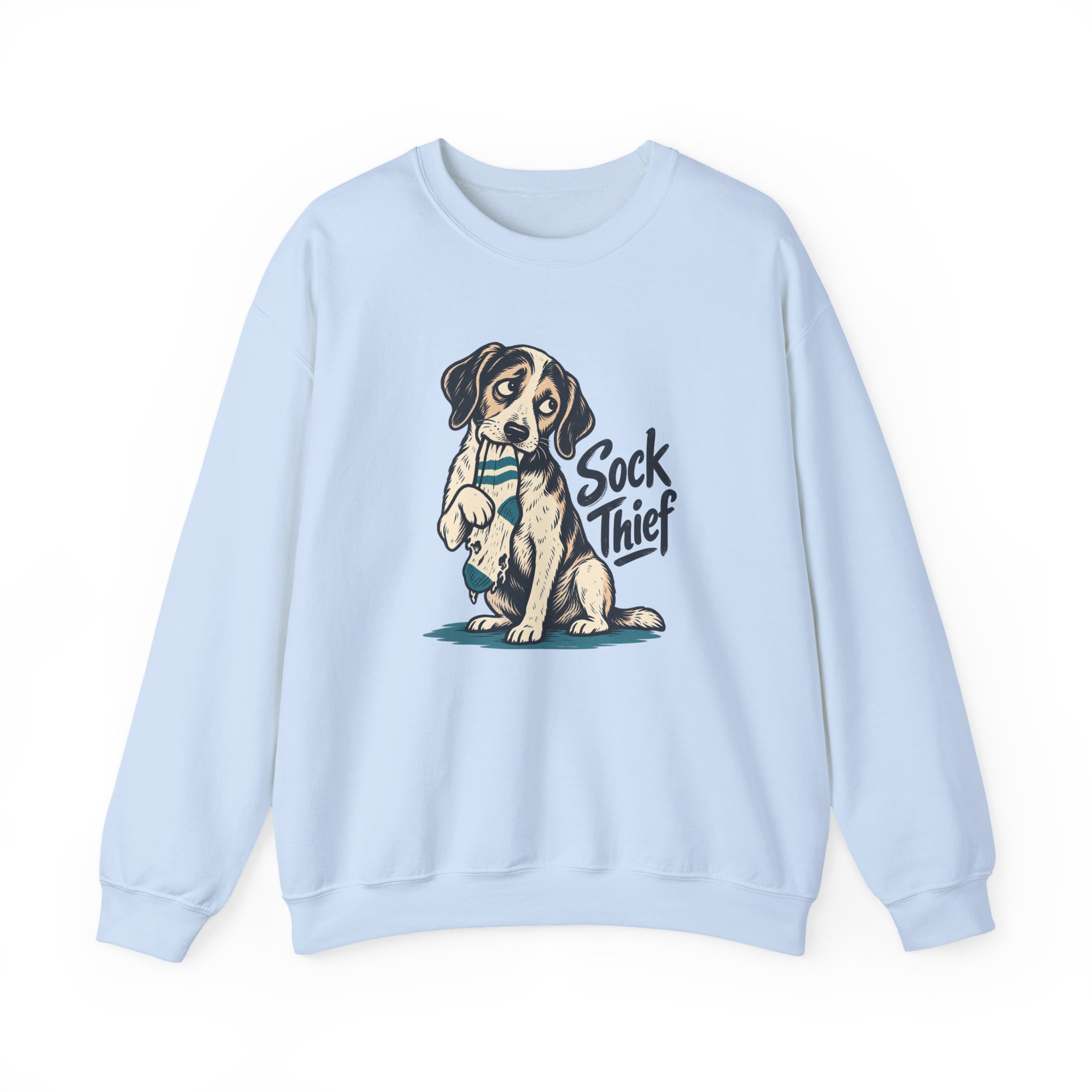 Sock Thief Sweatshirt — White - Image 2