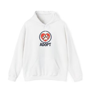 Shelter Heart Badge Hoodie — Weiß