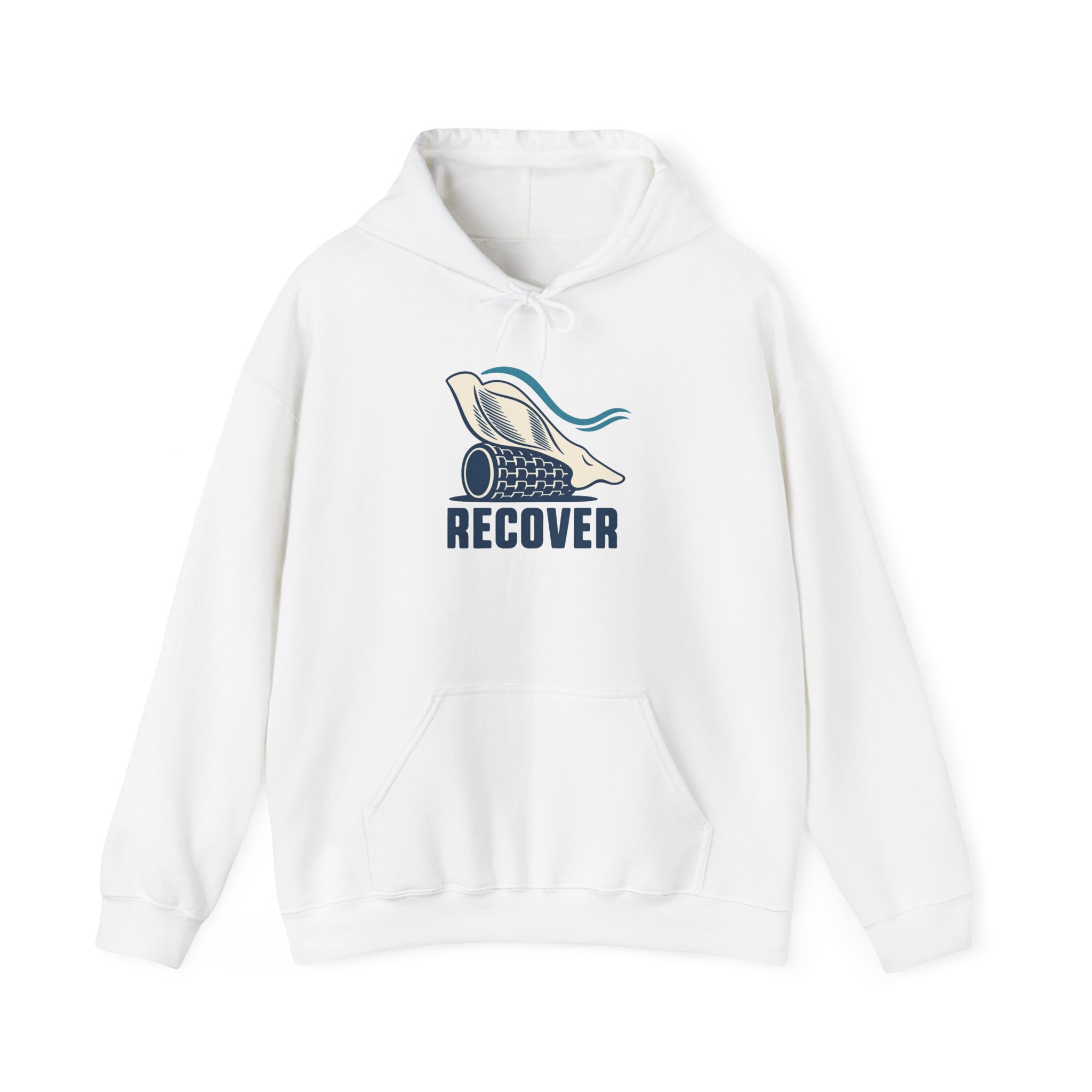 Foam-Roll Ritual Hoodie — Weiß