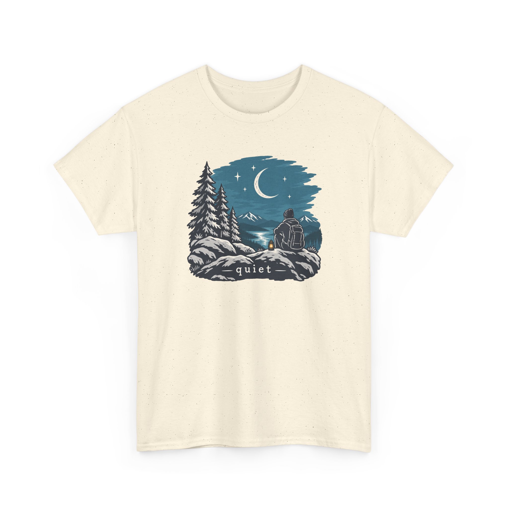 Ridge & Moon T-Shirt — White – Bild 3