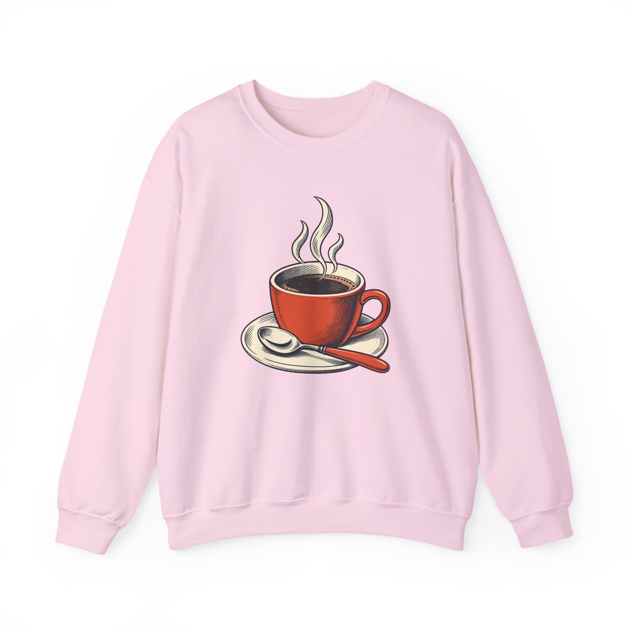 Snooze Spoon Sweatshirt — White - Image 3