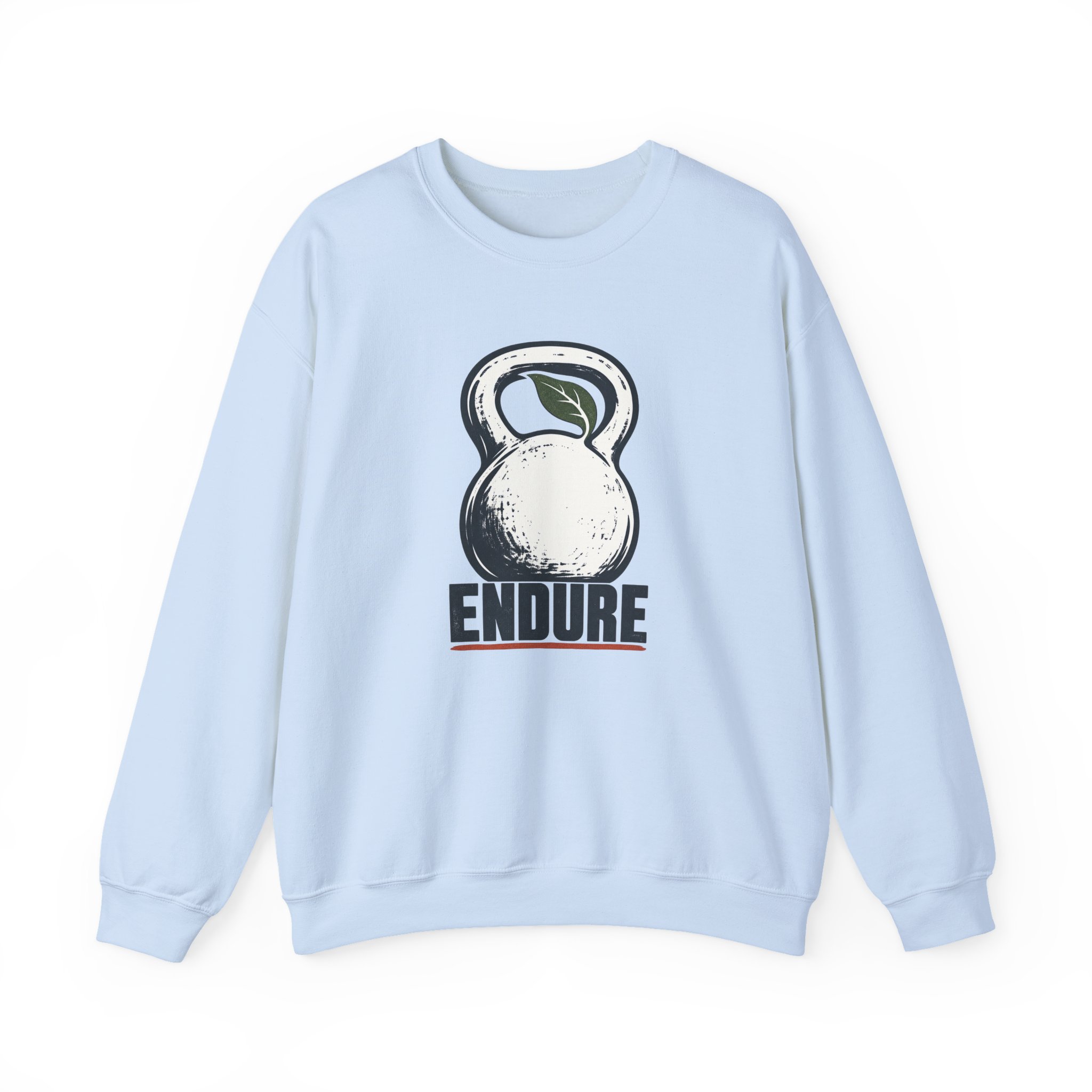Endure Kettlebell Emblem Sweatshirt — White – Image 2