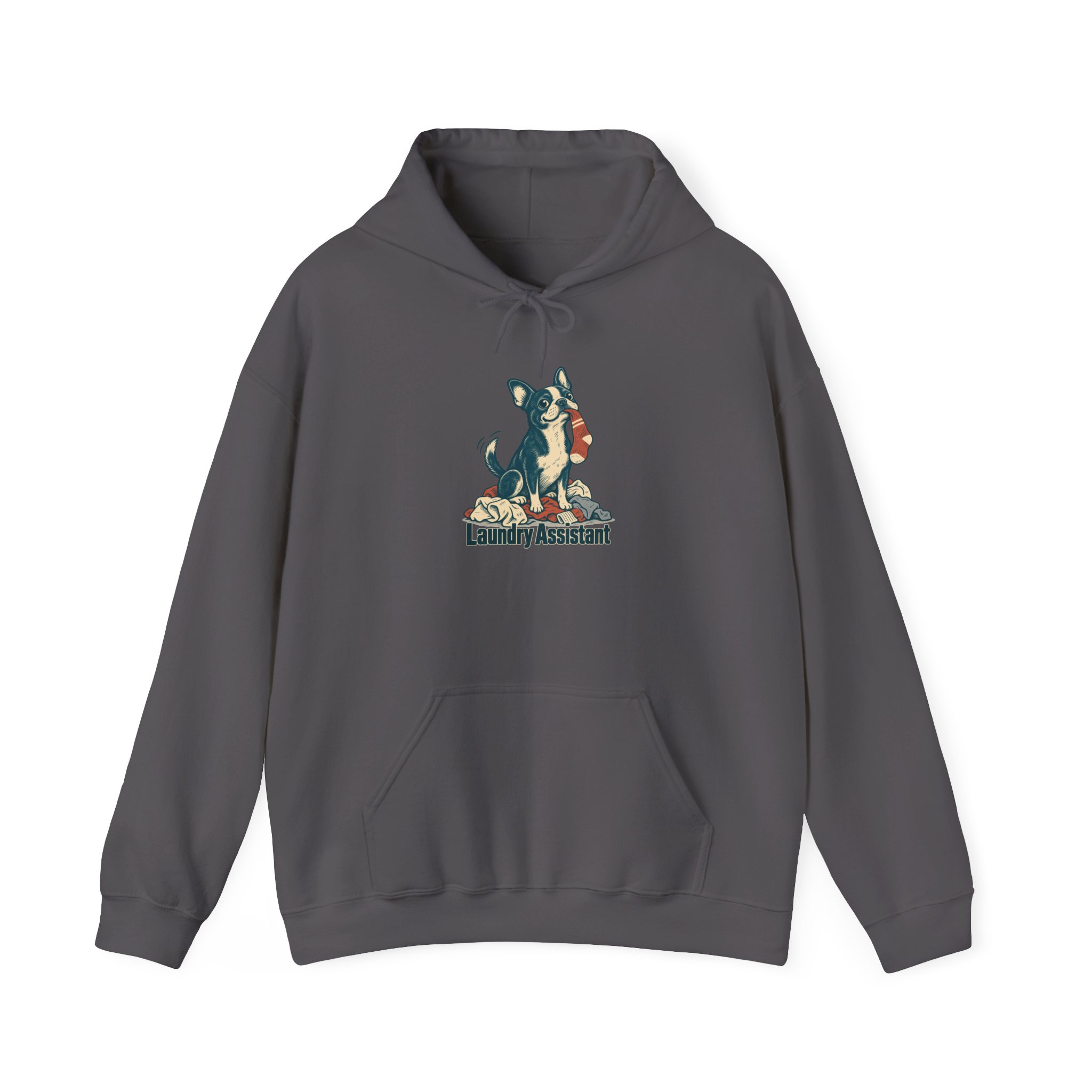 Laundry Assistant Hoodie — Black – Bild 2