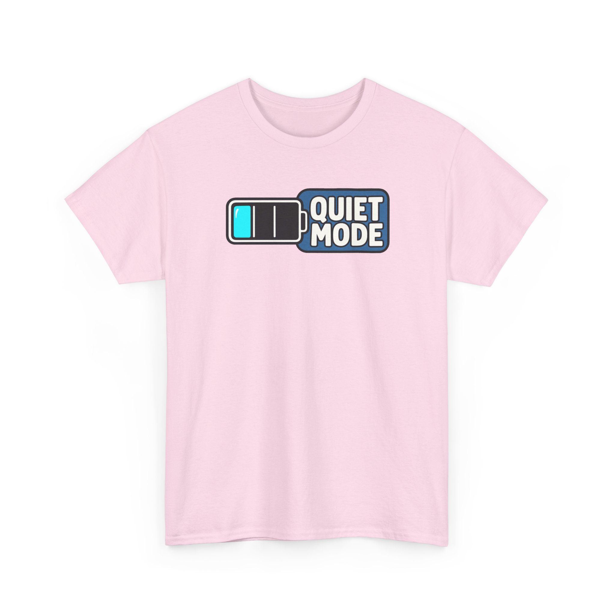 Quiet Mode T-Shirt — White – Image 2