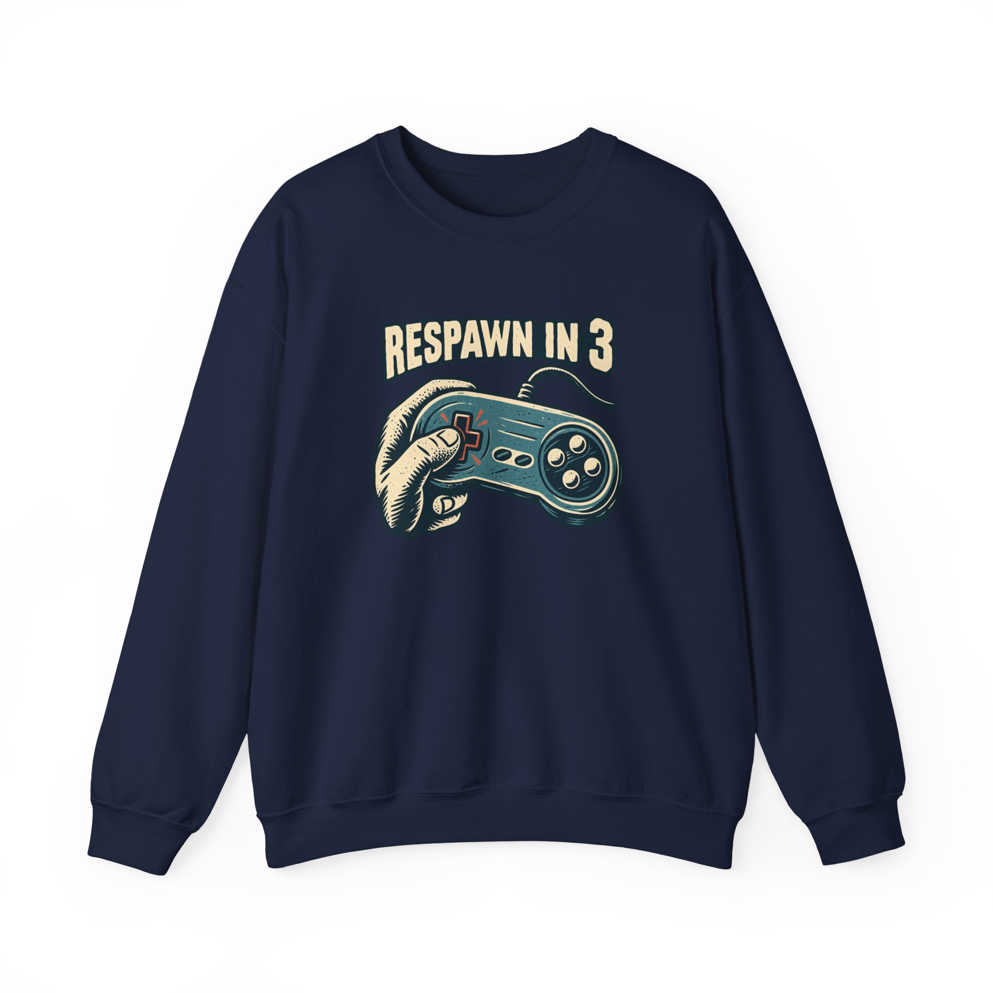 Respawn in 3 Sweatshirt — Black – Bild 3