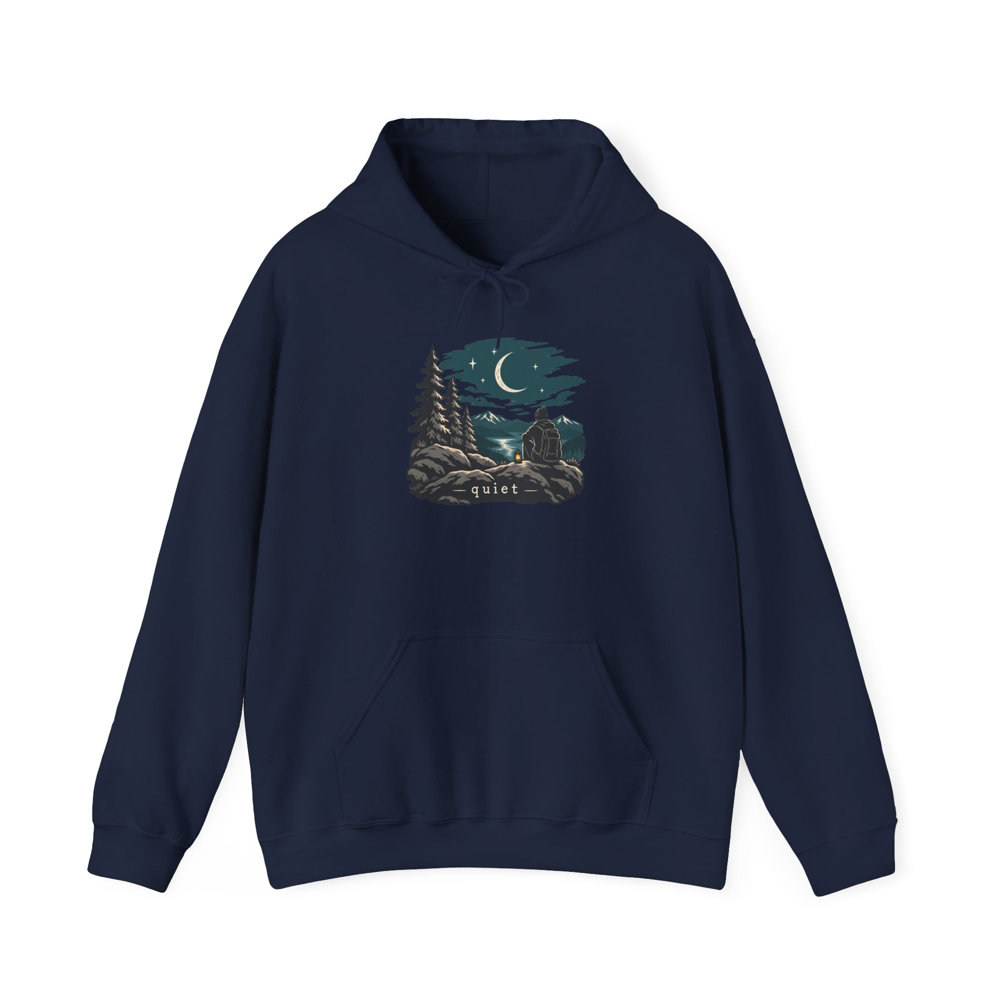 Ridge & Moon Hoodie — Black – Bild 3