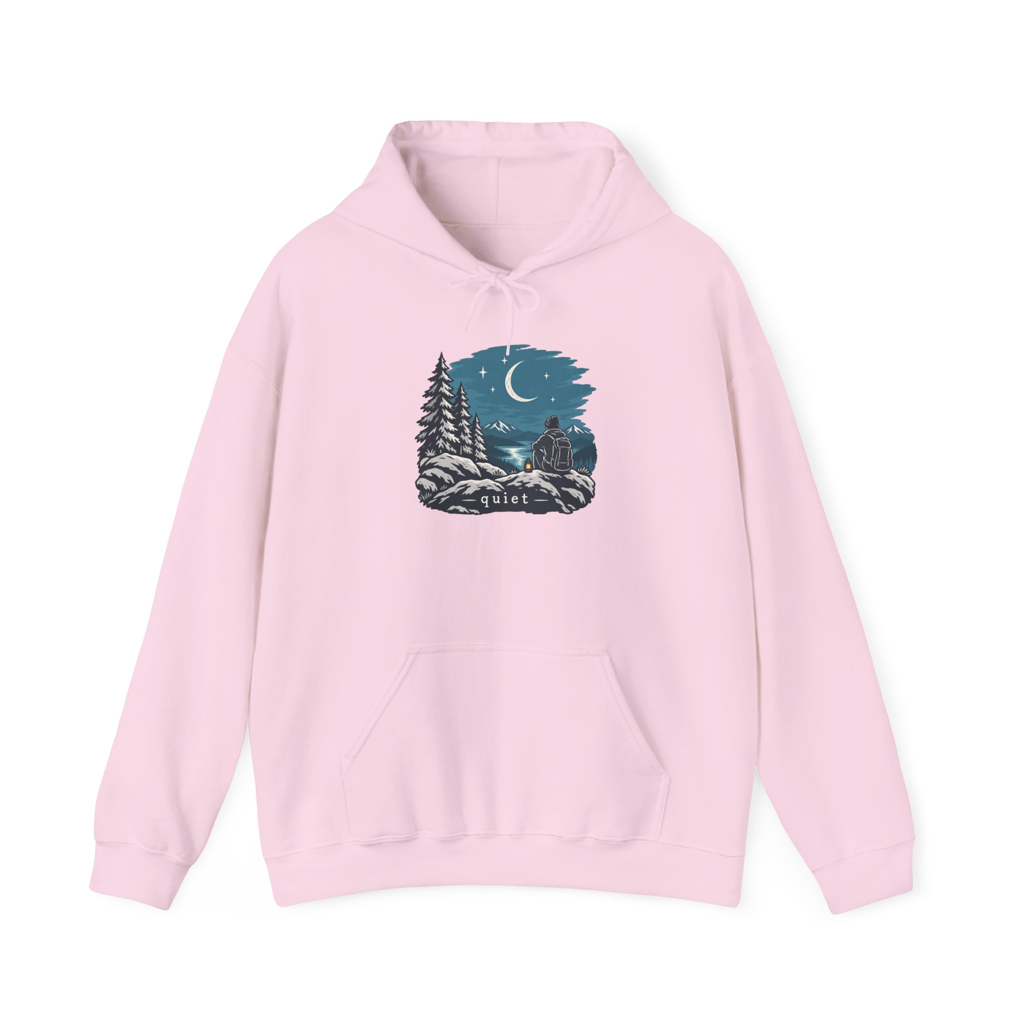 Ridge & Moon Hoodie — White – Image 3