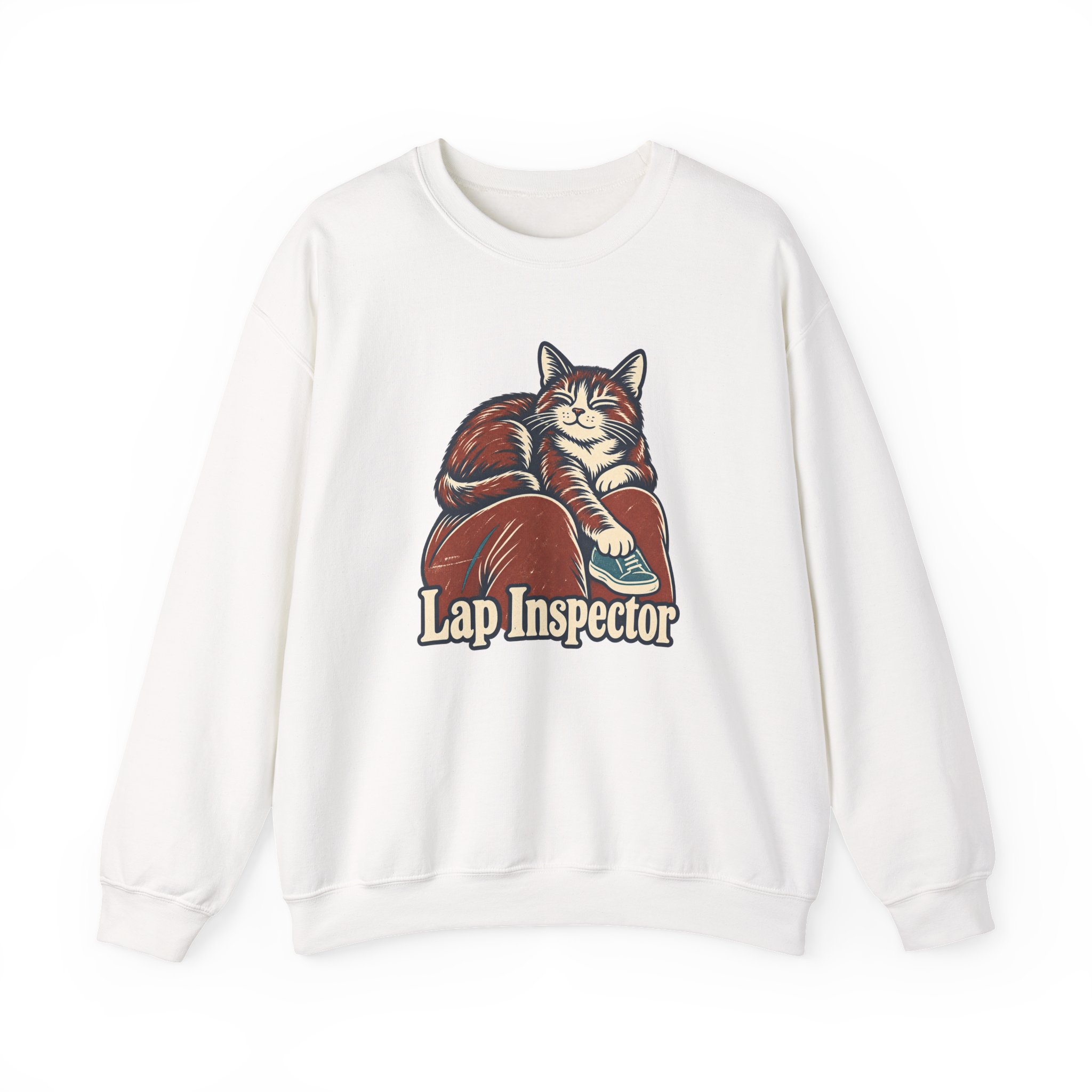 Lap Inspector Sweatshirt — White