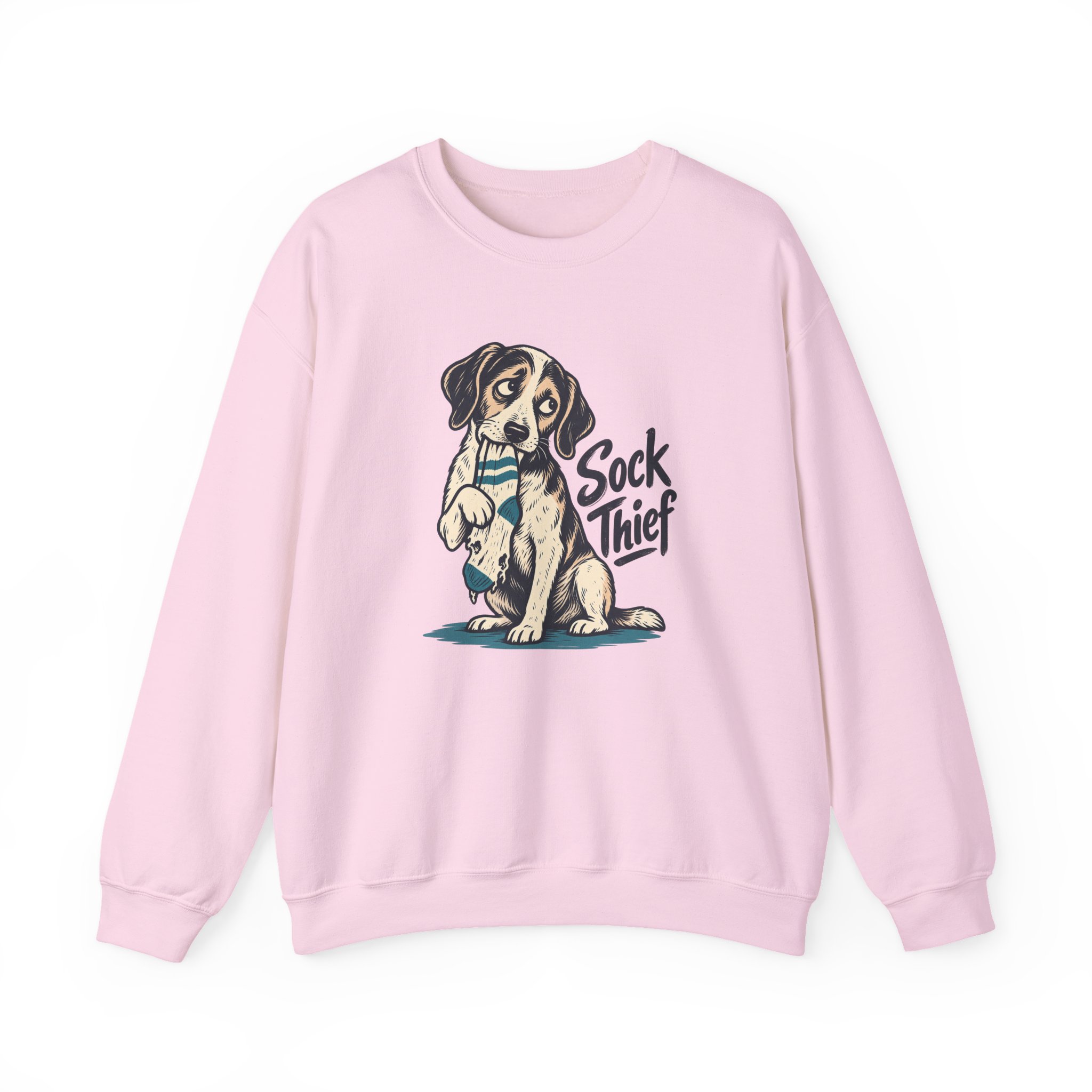 Sock Thief Sweatshirt — White - Image 3