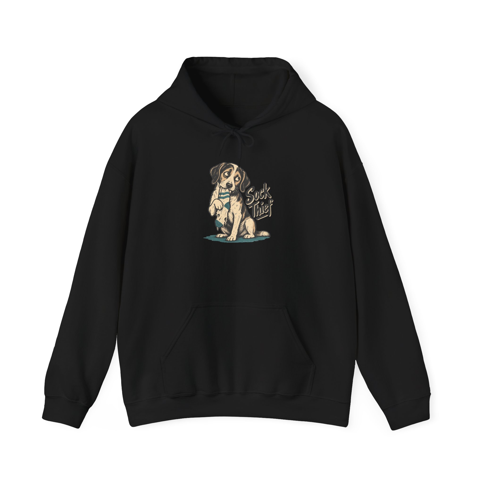 Sock Thief Hoodie — Black