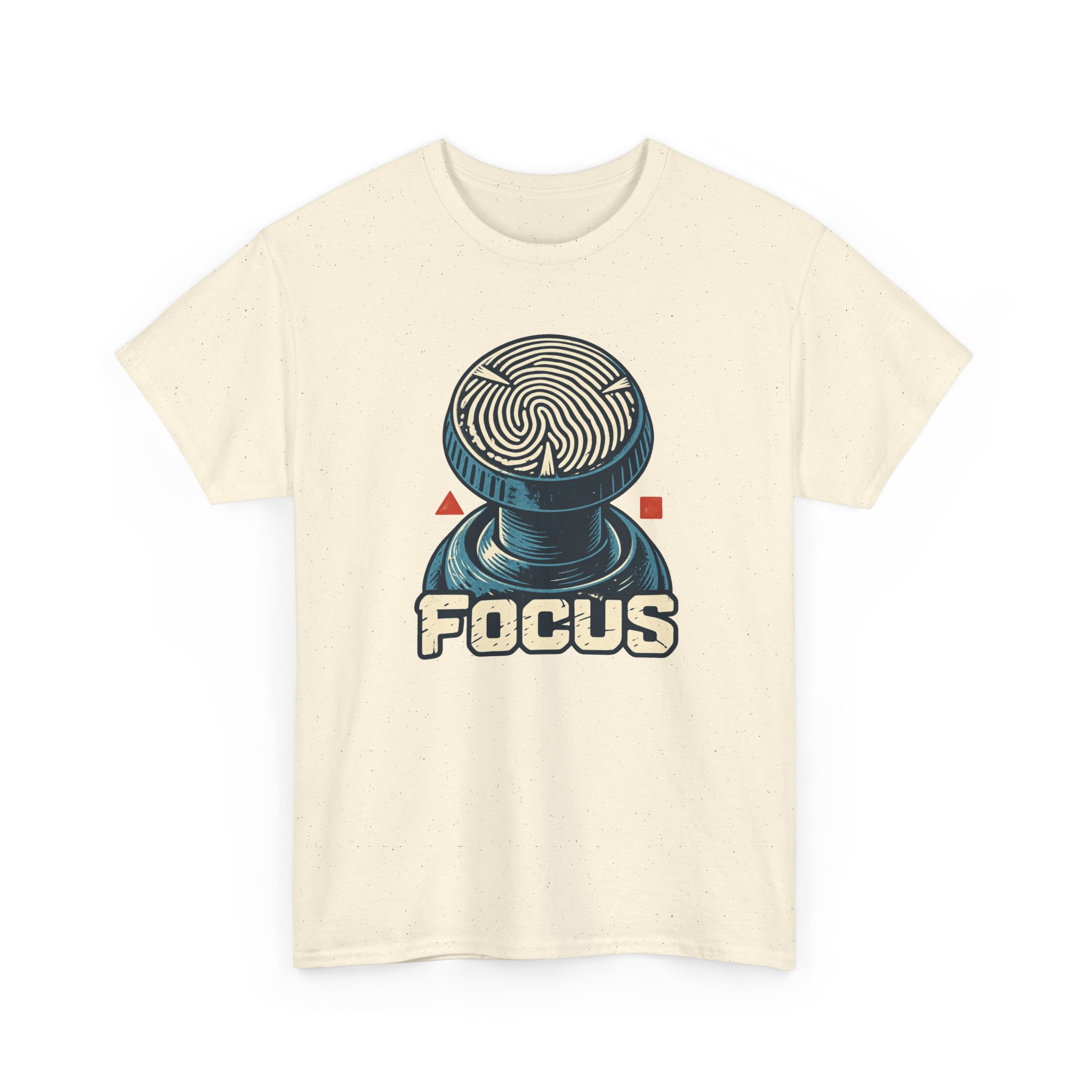 Analog Thumbprint T-Shirt — White - Image 3