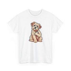T-shirt Pocket Watch Dog — Blanc