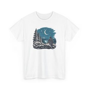 Ridge & Moon T-Shirt — Weiß