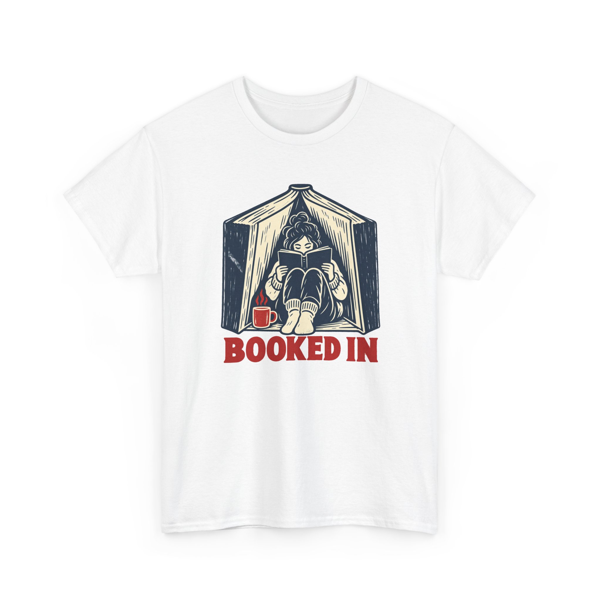 Booked In T-Shirt — White