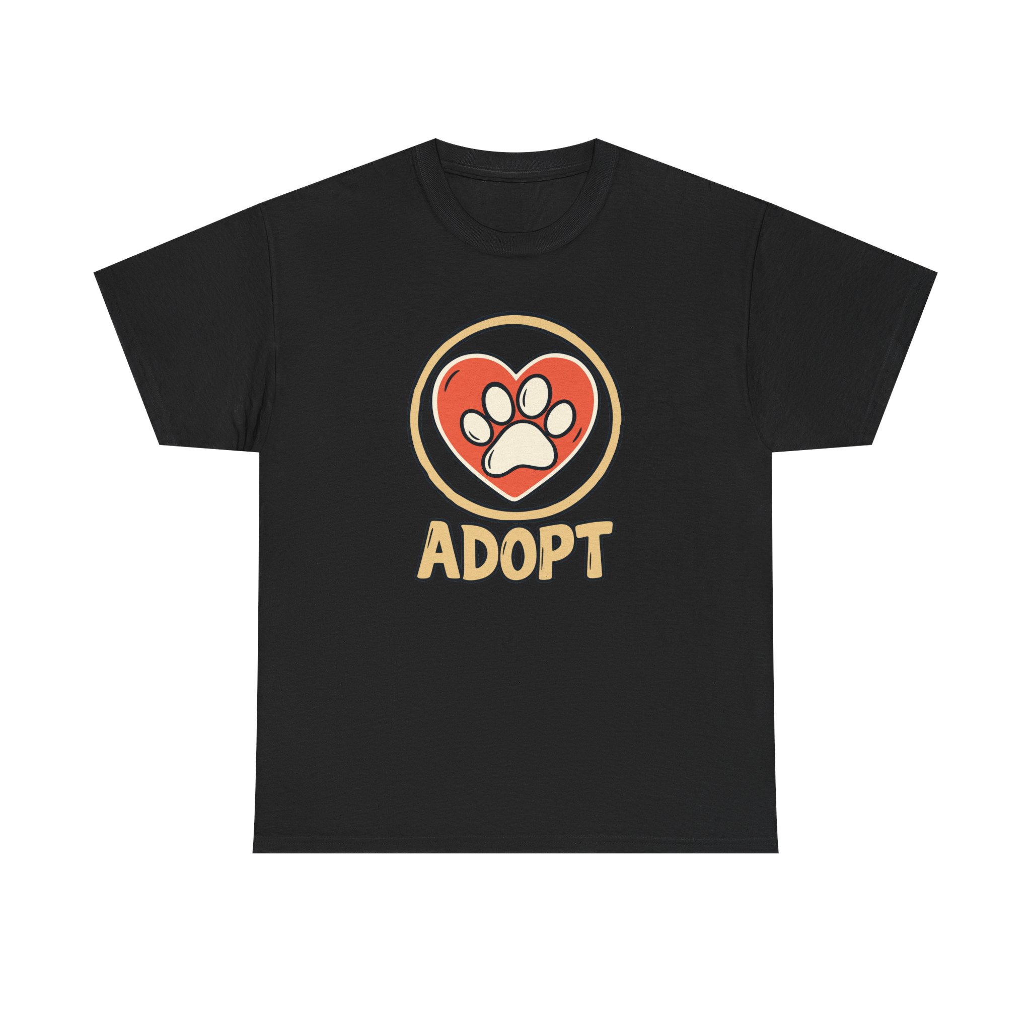 Shelter Heart Badge T-Shirt — Black