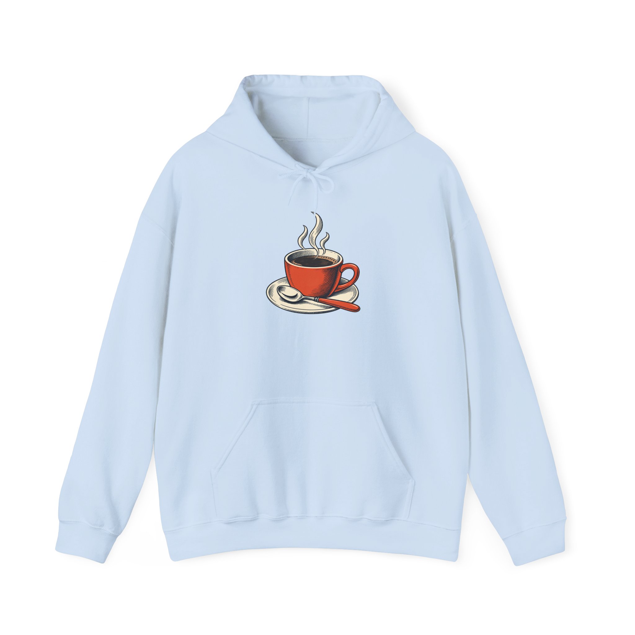 Snooze Spoon Hoodie — White - Image 2