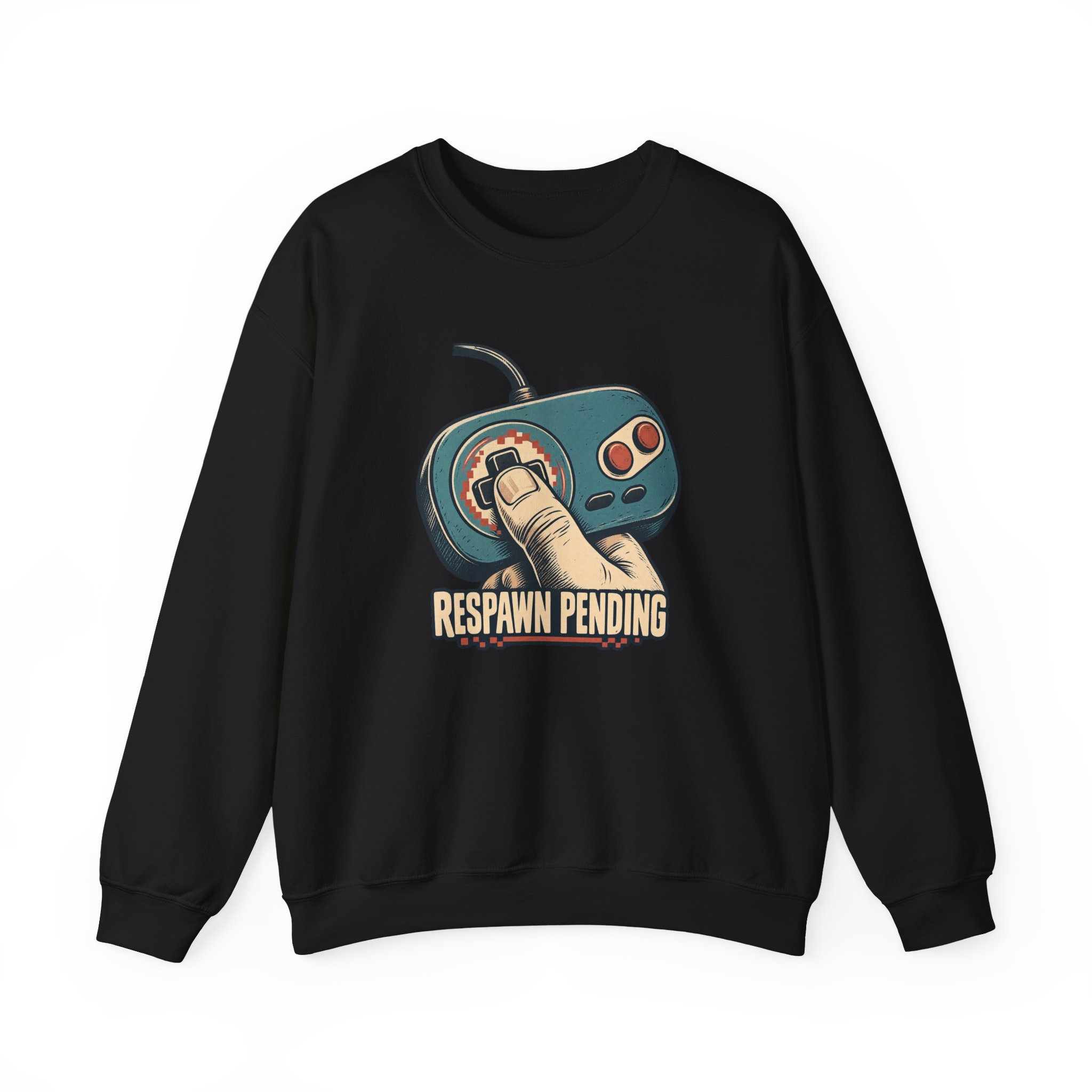 Thumbs-Up Respawn Sweatshirt — Black