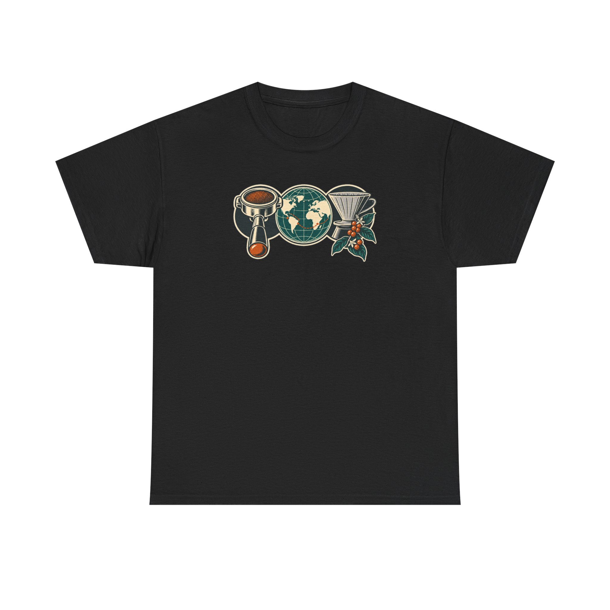 T-shirt Coffee Codex Trio — Noir