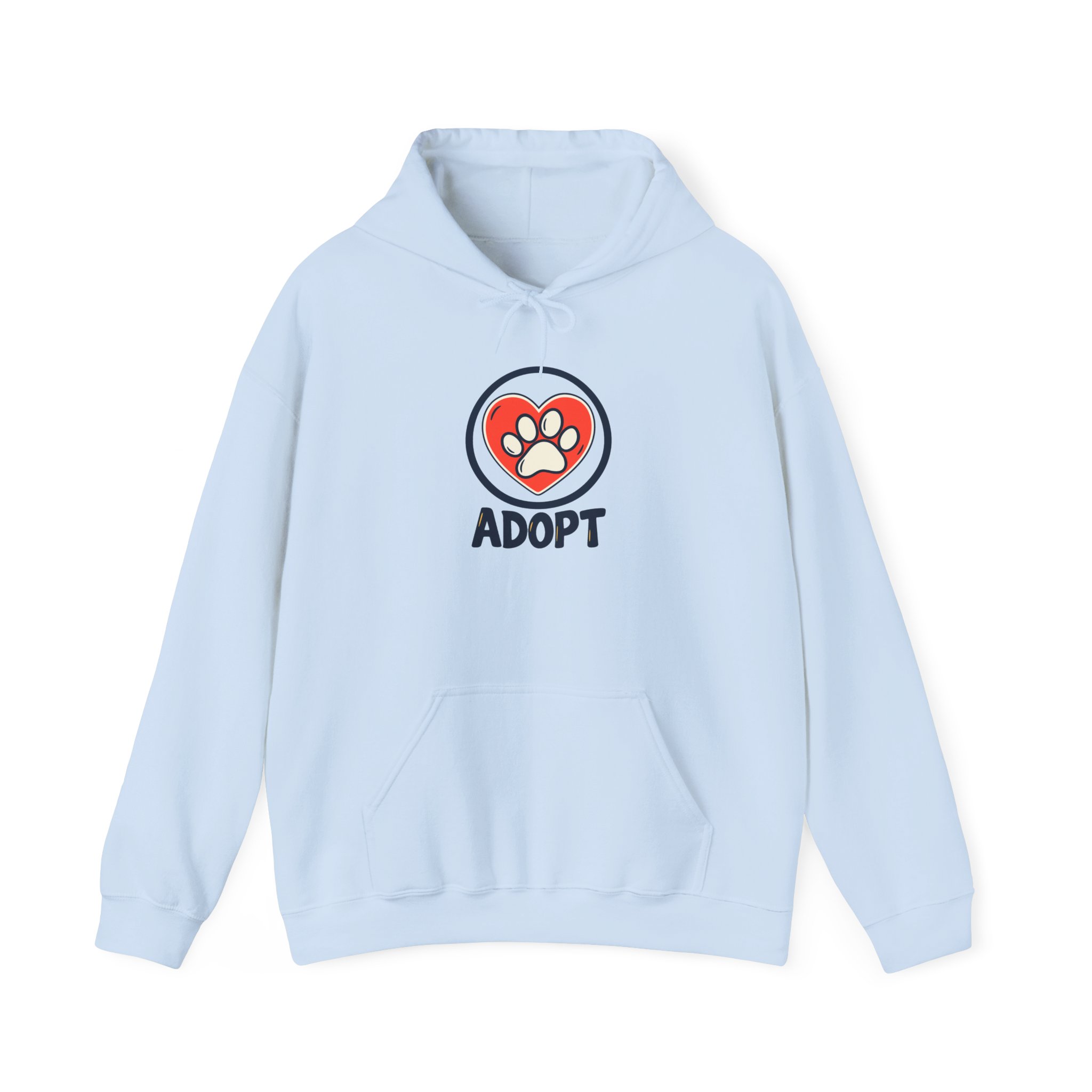 Shelter Heart Badge Hoodie — White - Image 2