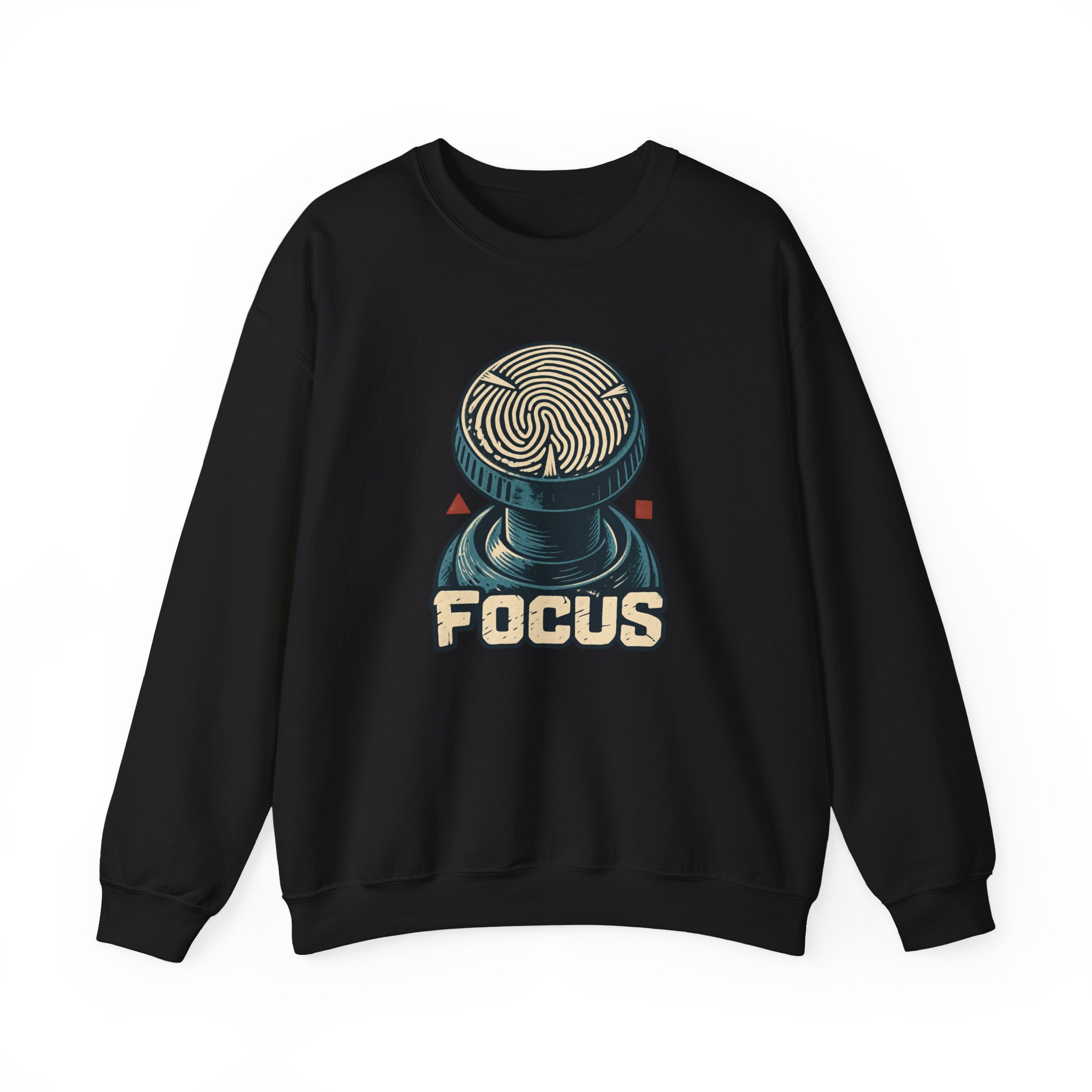 Analog Thumbprint Sweatshirt — Black