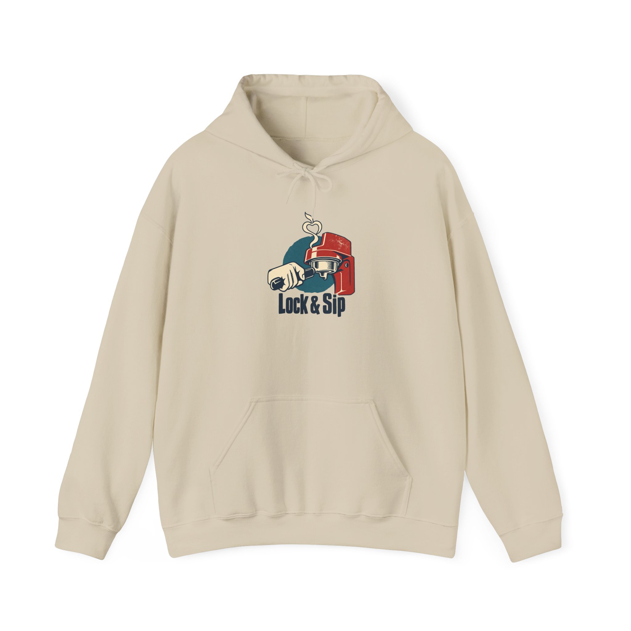 Lock & Sip Hoodie — White – Bild 4