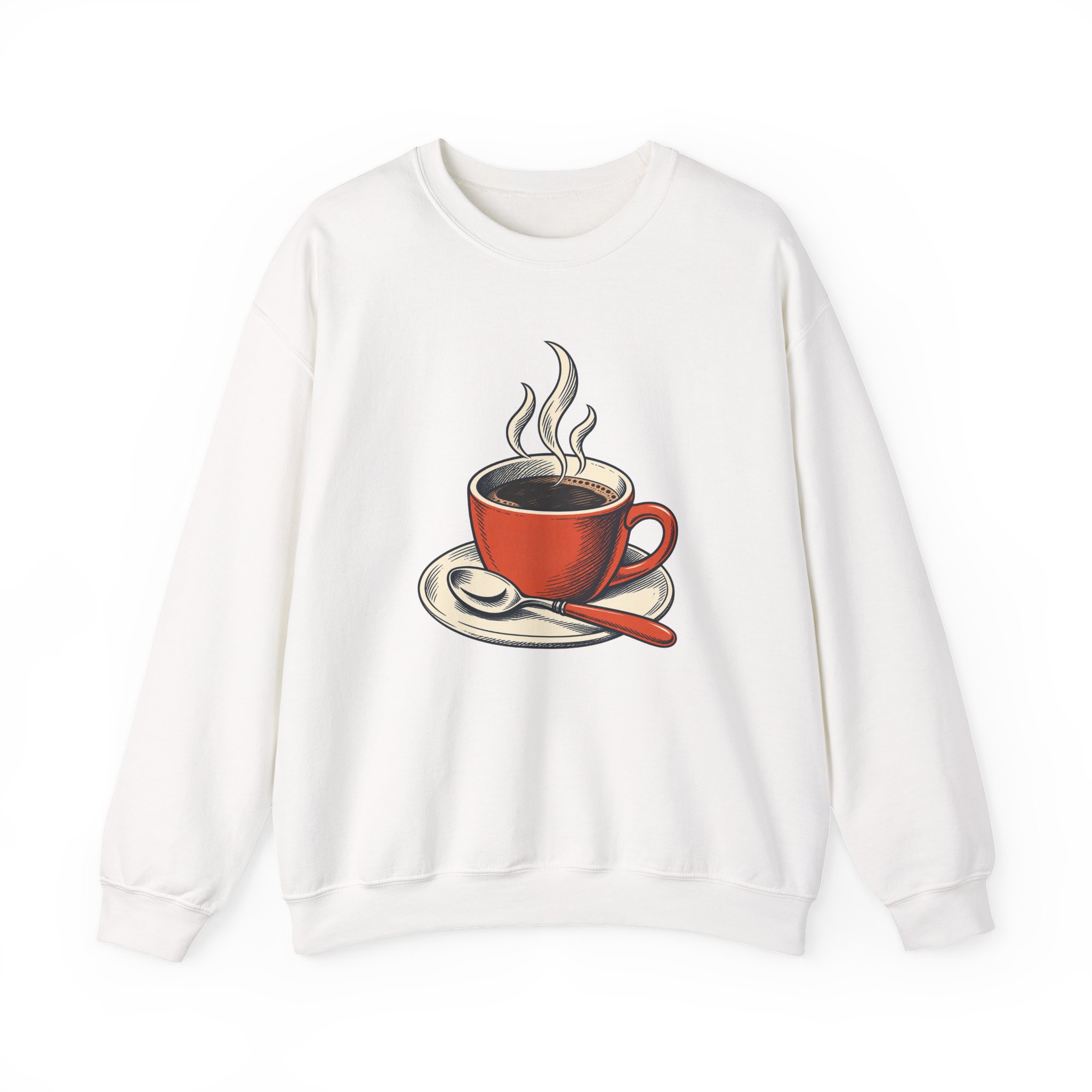 Snooze Spoon Sweatshirt — White