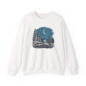 Sweat-shirt Ridge & Moon — Blanc