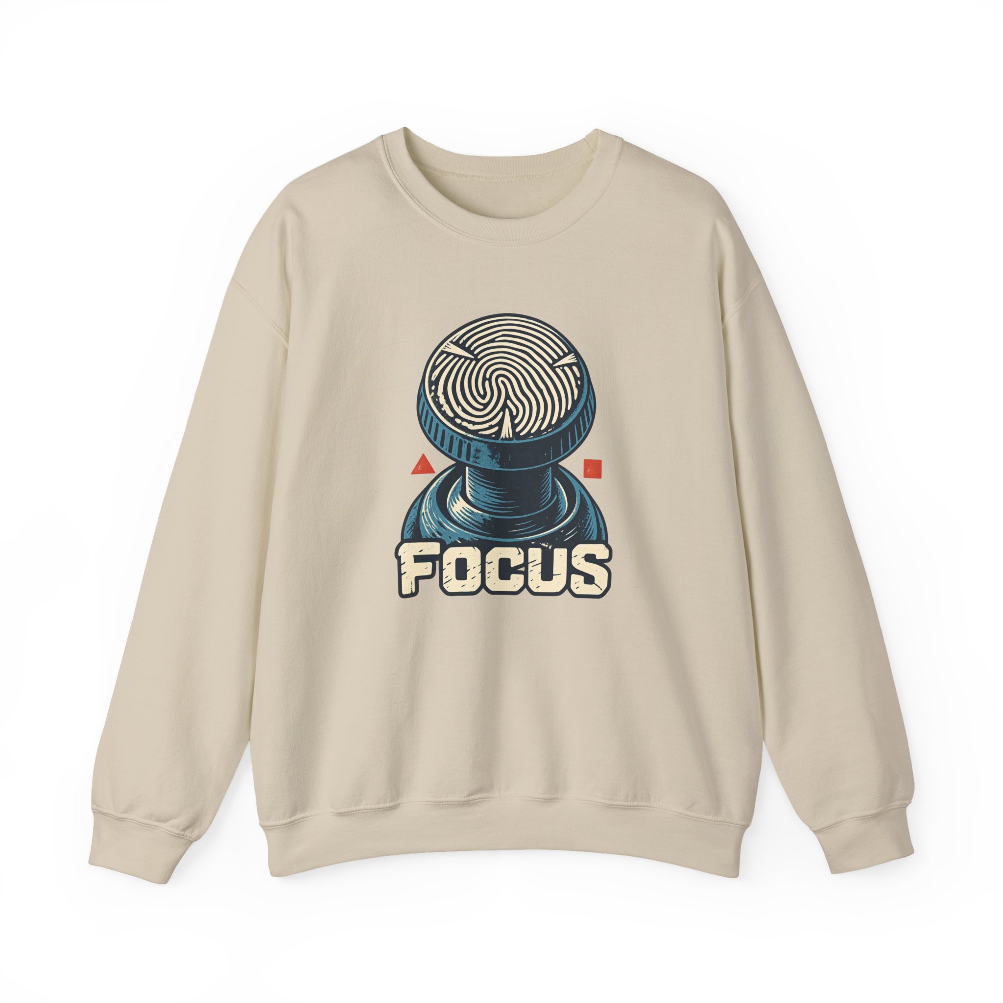 Analog Thumbprint Sweatshirt — White - Image 4