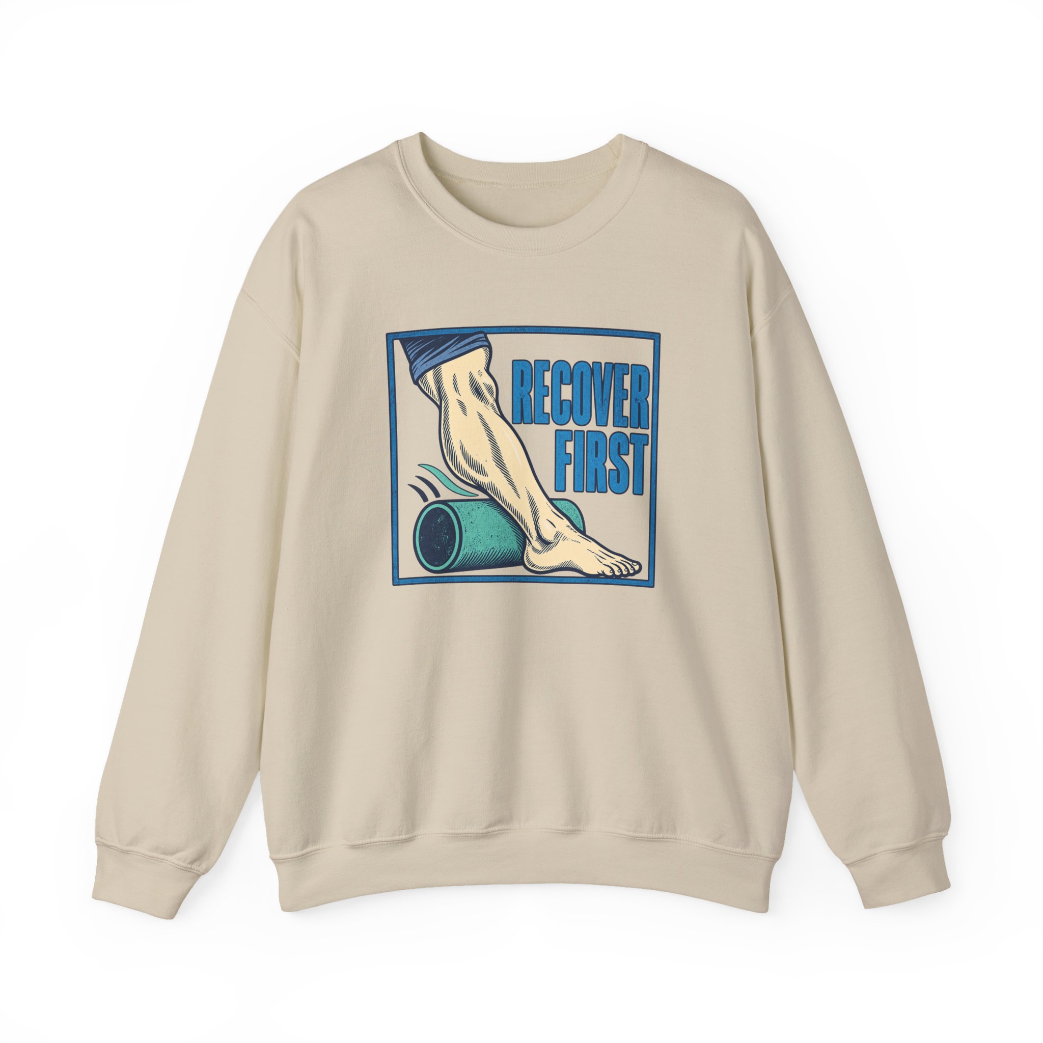 Foam-Roll Pause Sweatshirt — White – Bild 4