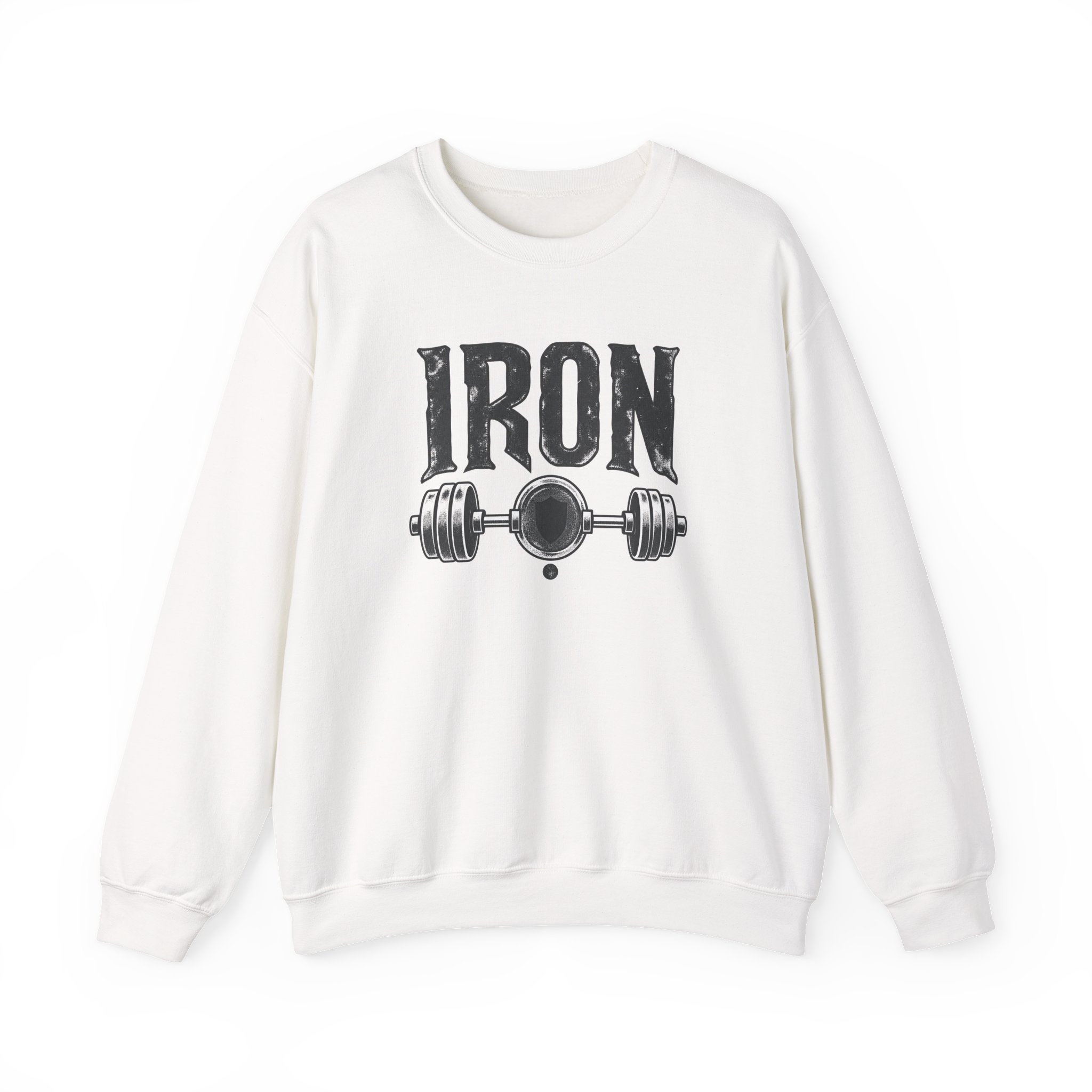 Sweat-shirt Old Iron Society — Blanc