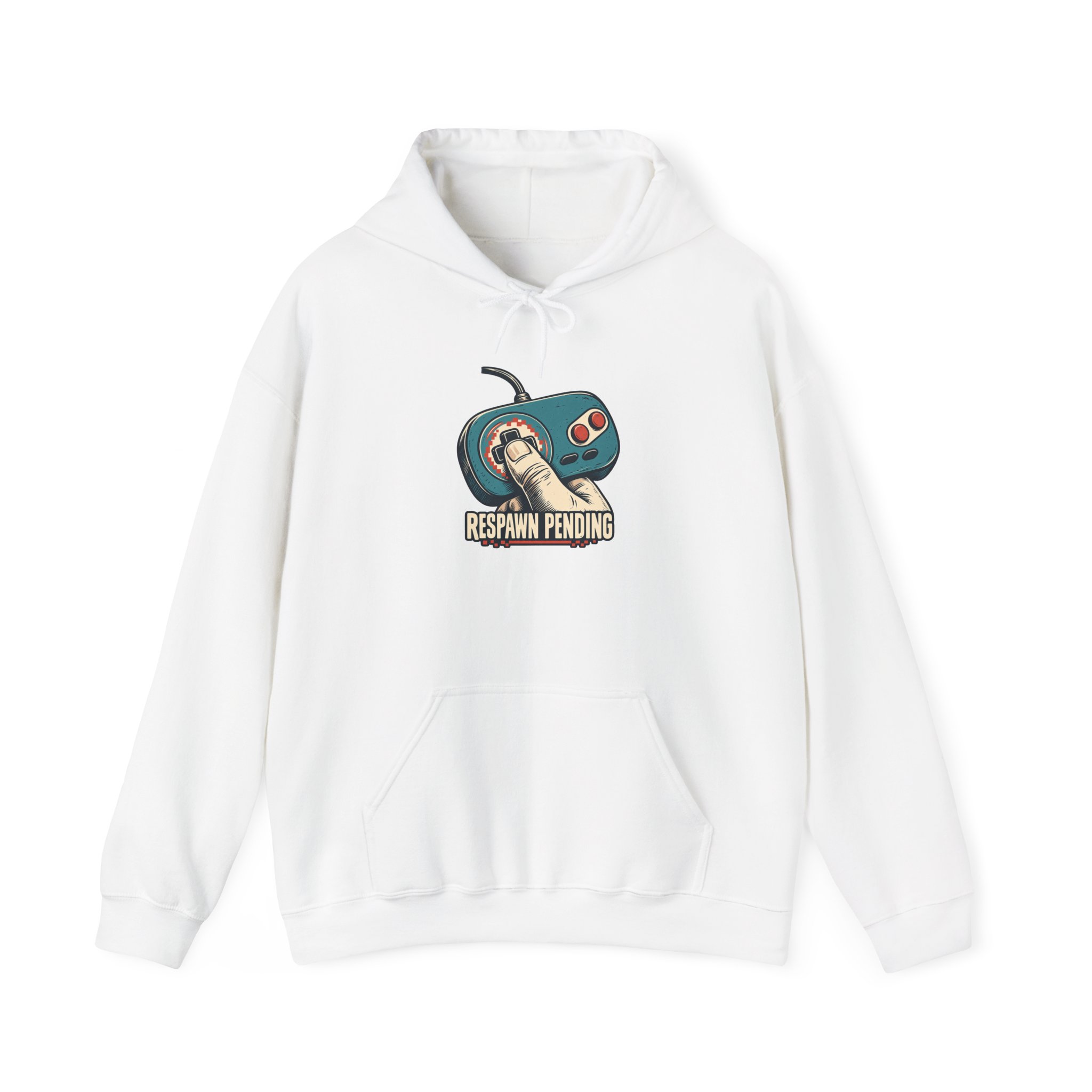 Thumbs-Up Respawn Hoodie — White