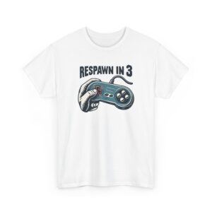 Respawn in 3 T-Shirt — Weiß