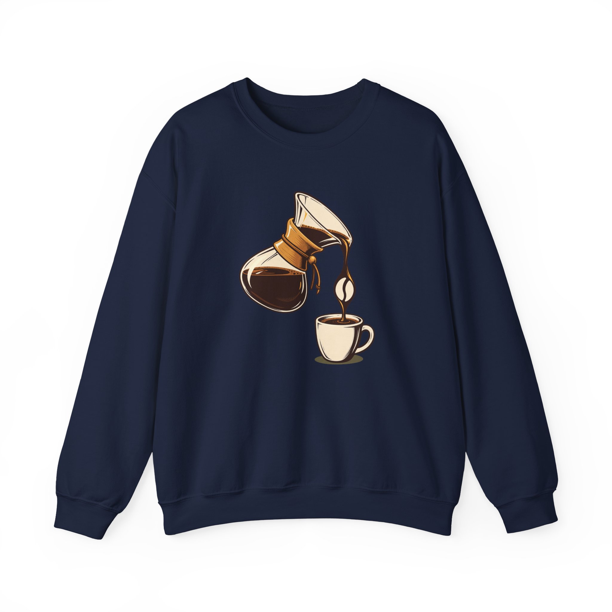 Pour-Over Negative Sweatshirt — Black – Image 3