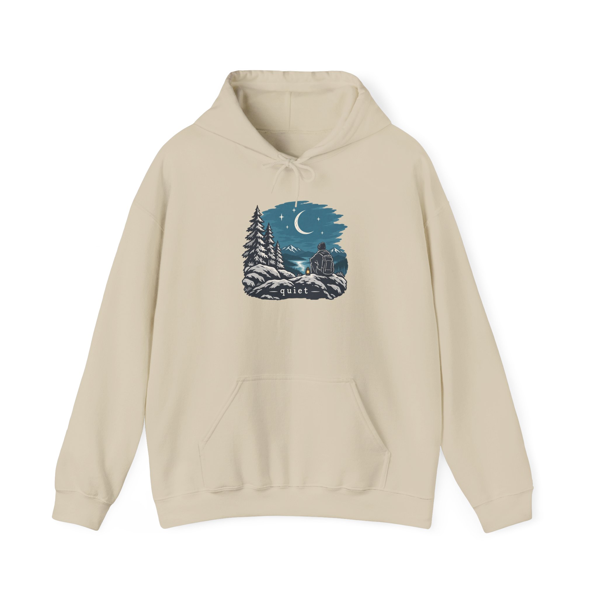 Ridge & Moon Hoodie — White – Image 4