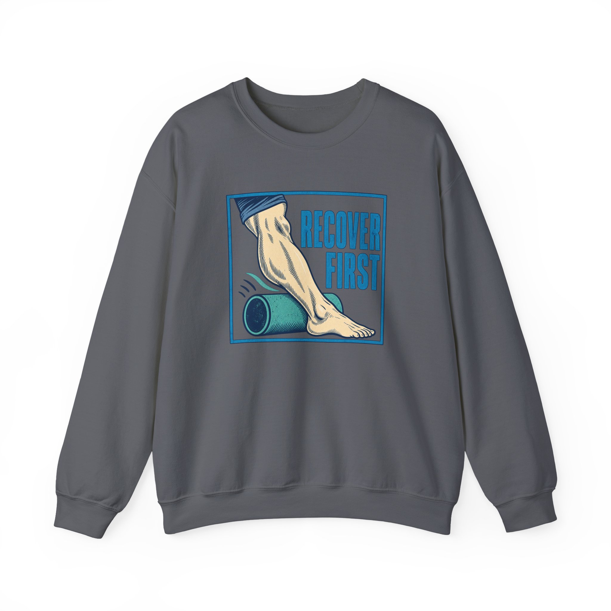 Foam-Roll Pause Sweatshirt — Black – Image 2